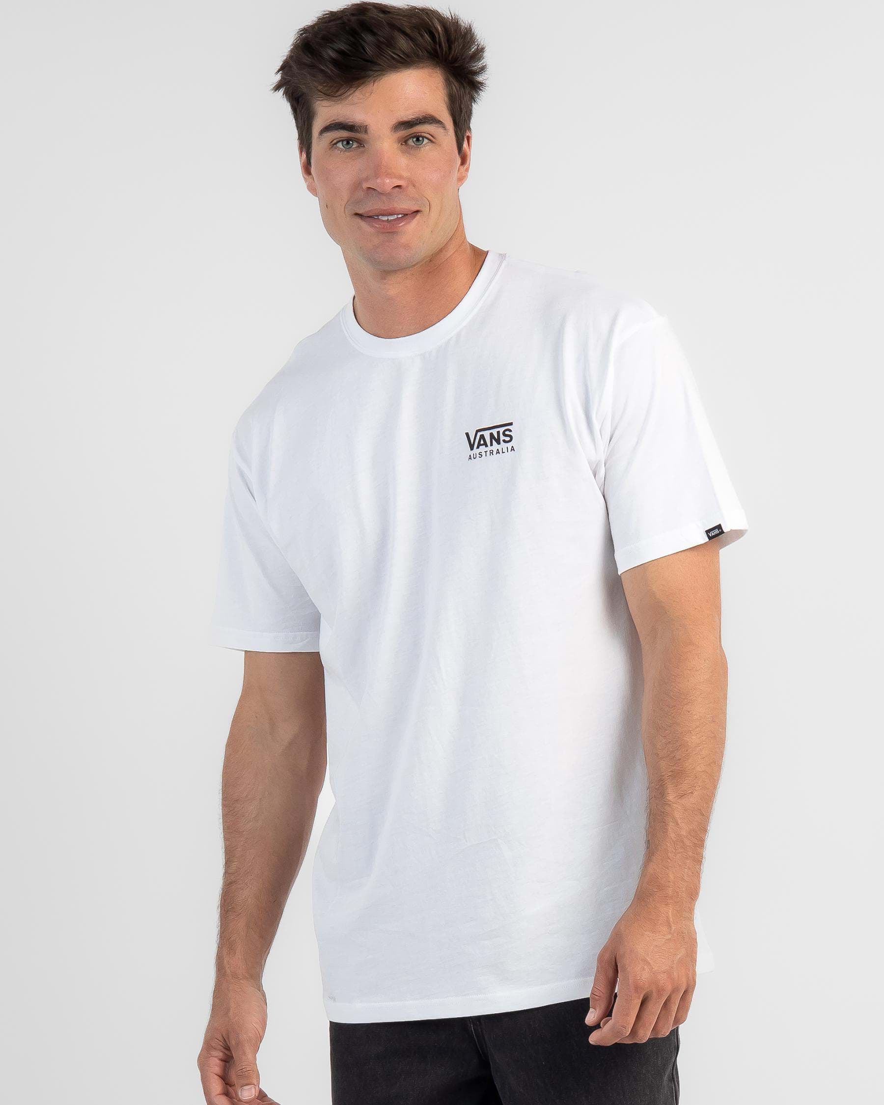 Vans Australia T-Shirt In White - Fast Shipping & Easy Returns - City ...
