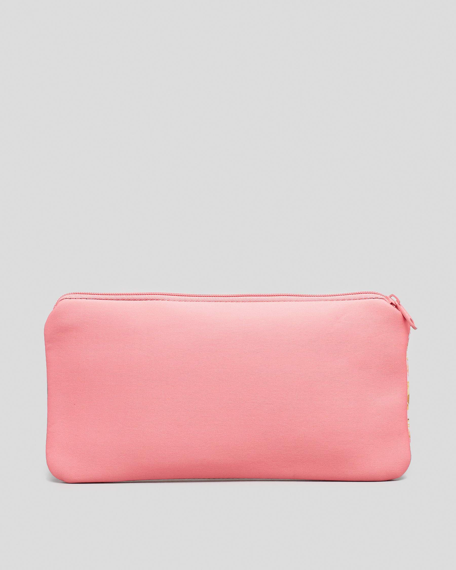 Shop Billabong Florence Pencil Case In Floss - Fast Shipping & Easy ...