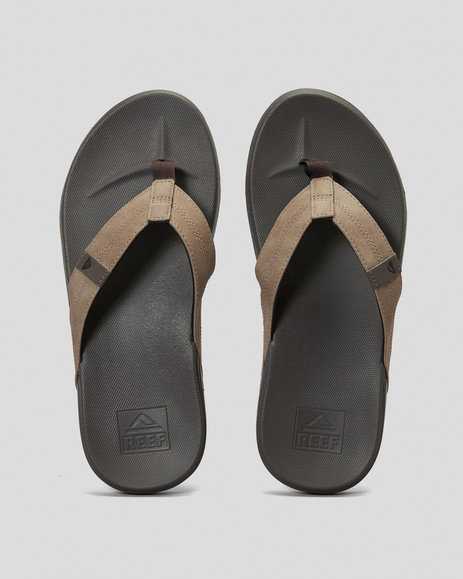 Reef Mens Cushion Phantom Thong - Dark Grey | SurfStitch