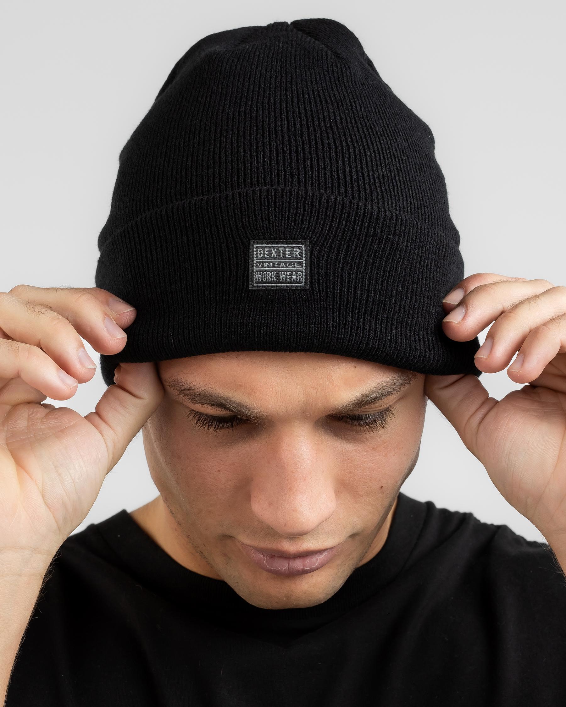 Shop Dexter Explosion Beanie In Black - Fast Shipping & Easy Returns ...