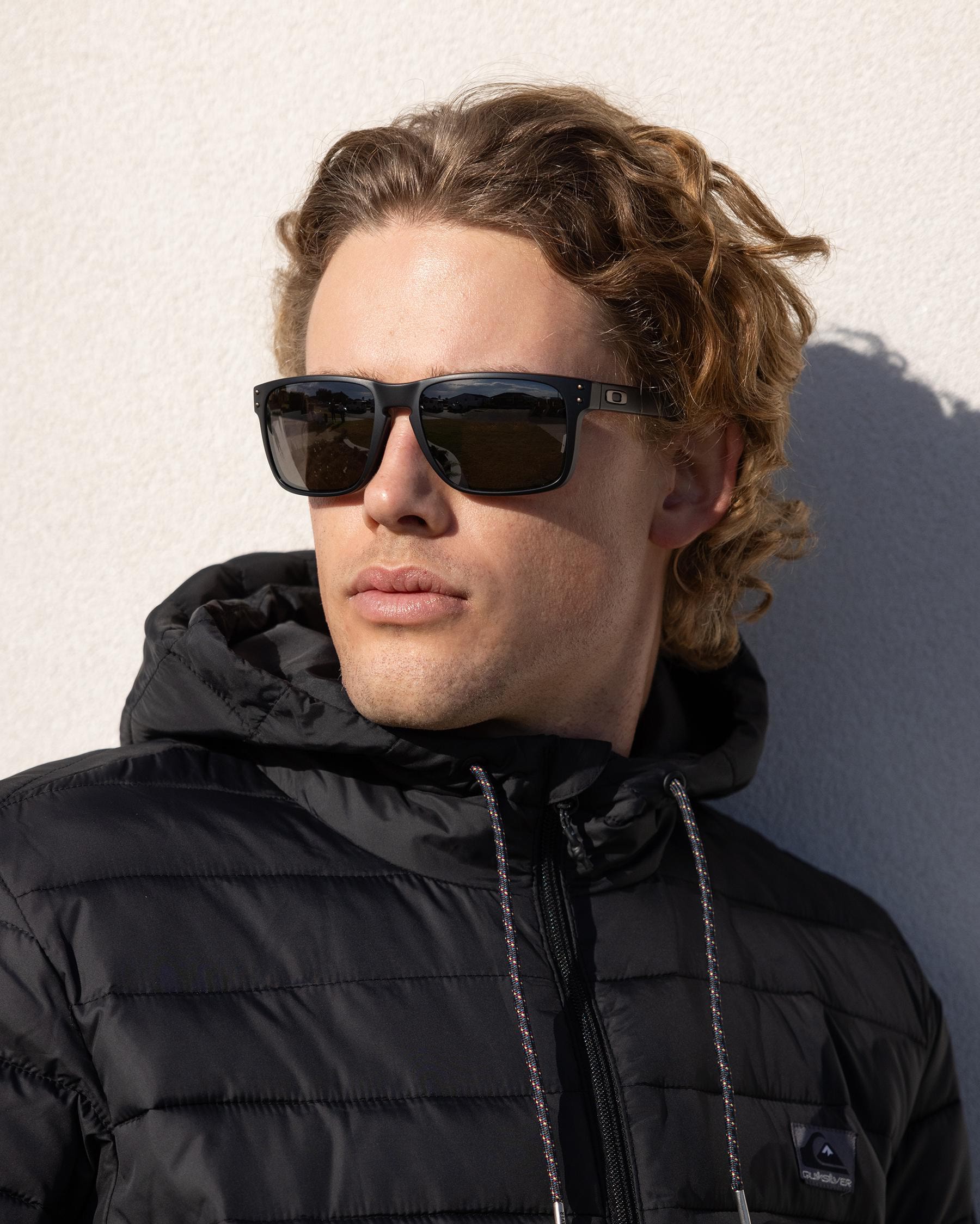 Oakley Holbrook XL Prizm Deep Water Polarized Sunglasses In Matte Black - FREE* Shipping & Easy Returns - City Beach United States