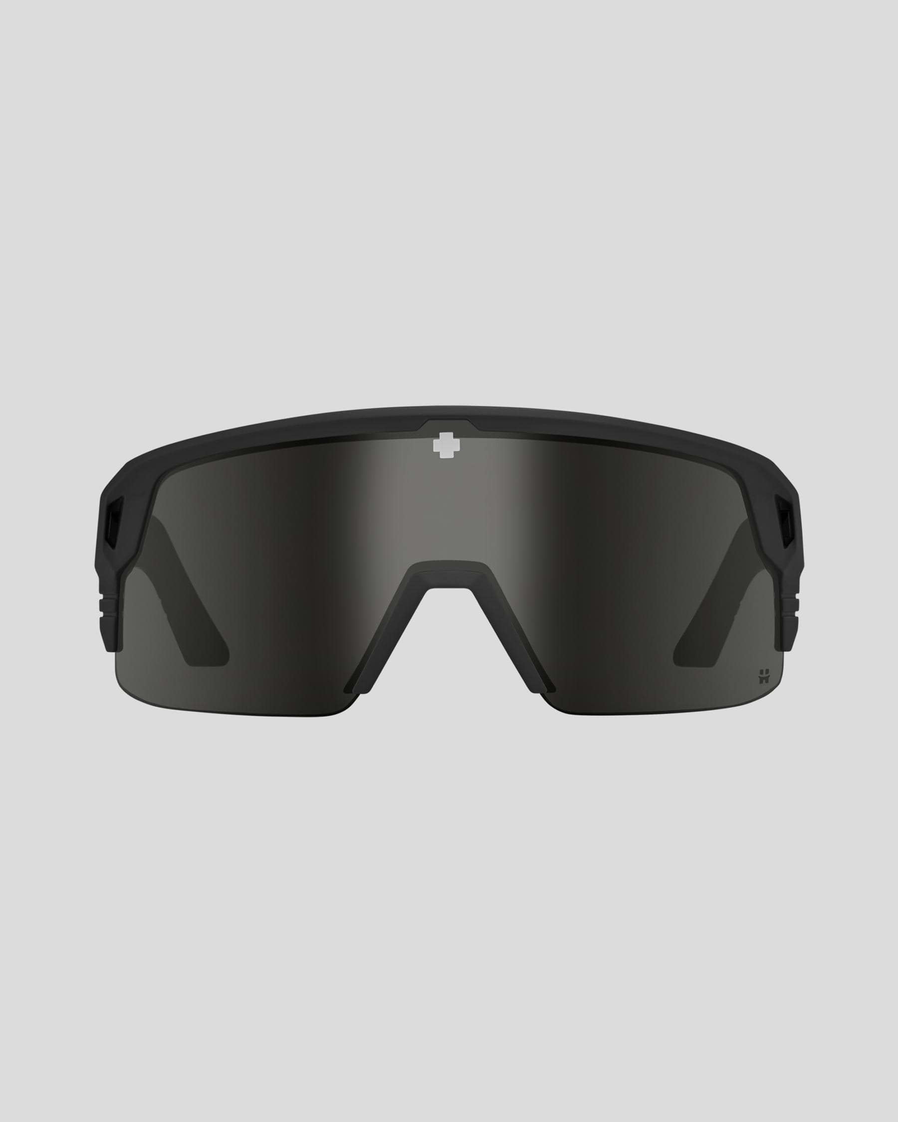 Shop Spy Monolith 50/50 Mirror Sunglasses In Matte Black - Fast ...