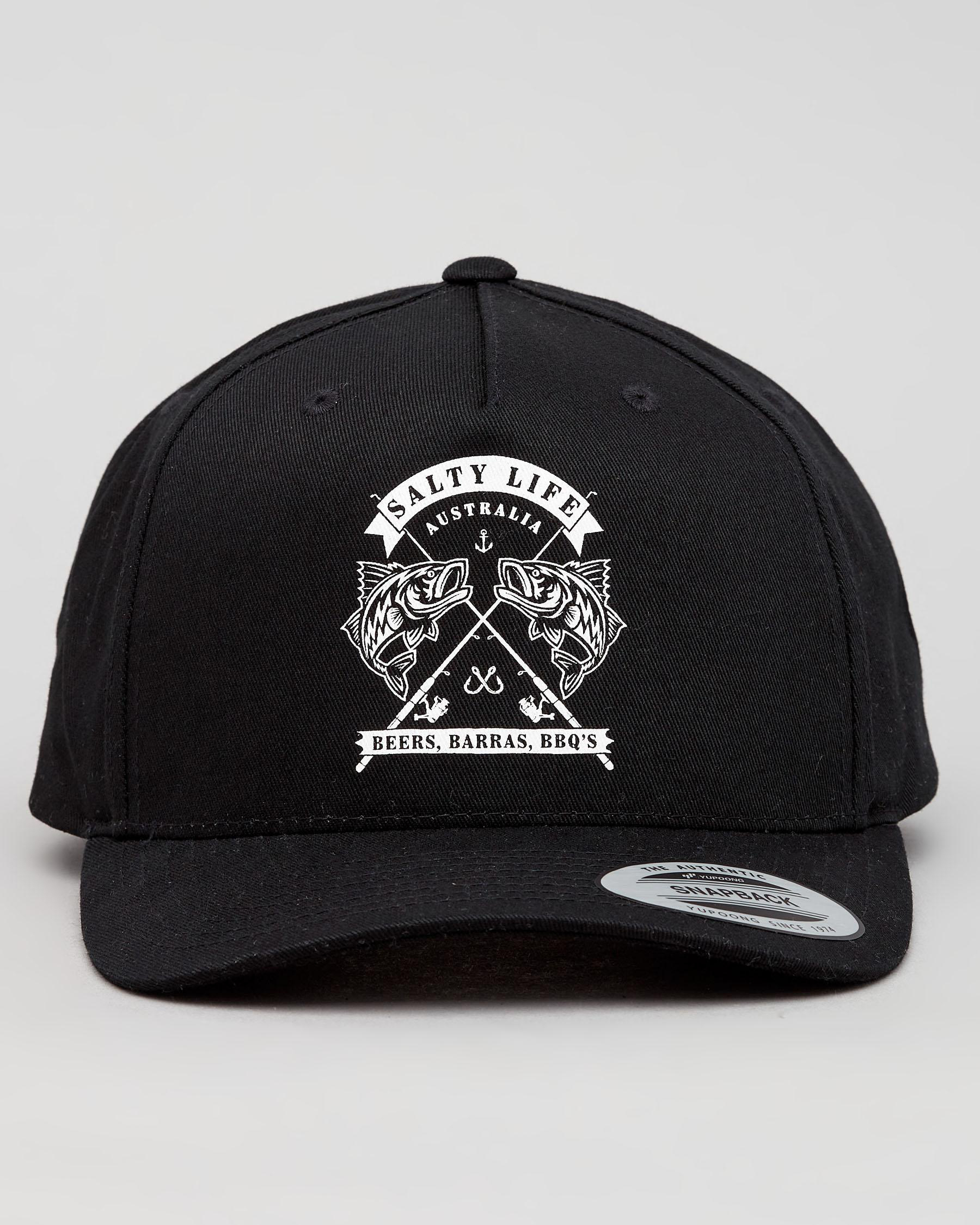 Salty Life Swivel Snapback Cap In Black 