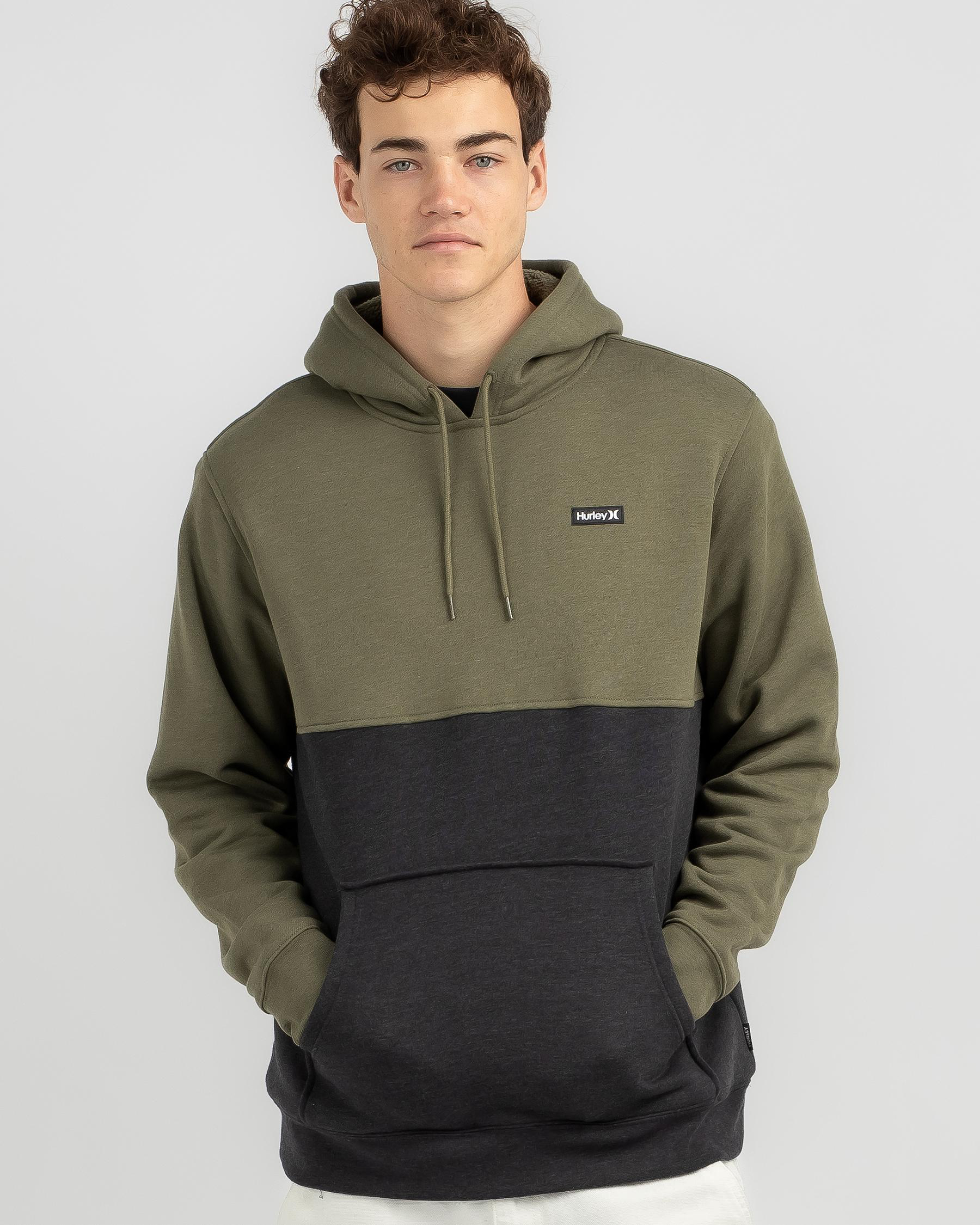 Cremallera Hurley Sudadera Hombre Hurley Alps Block Crew Sudadera