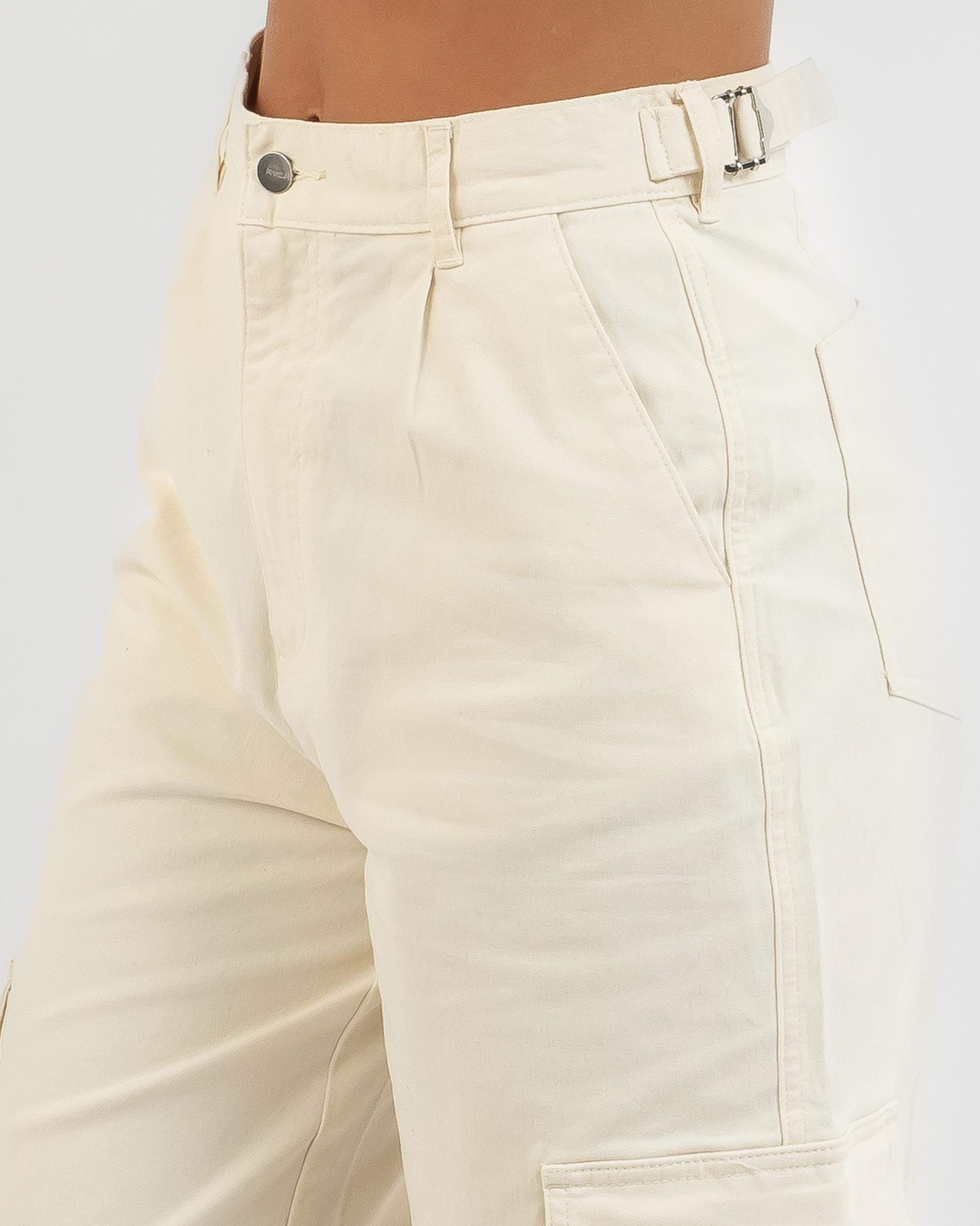 RVCA Twill Cargo Pant In Natural - Fast Shipping & Easy Returns - City ...