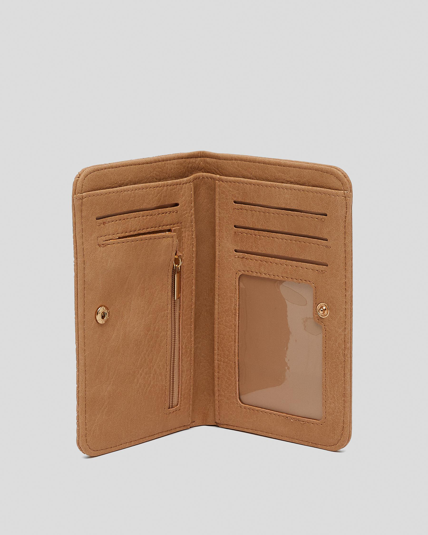 Roxy Crazy Wave Wallet In Toasted Nut City Beach New Zealand