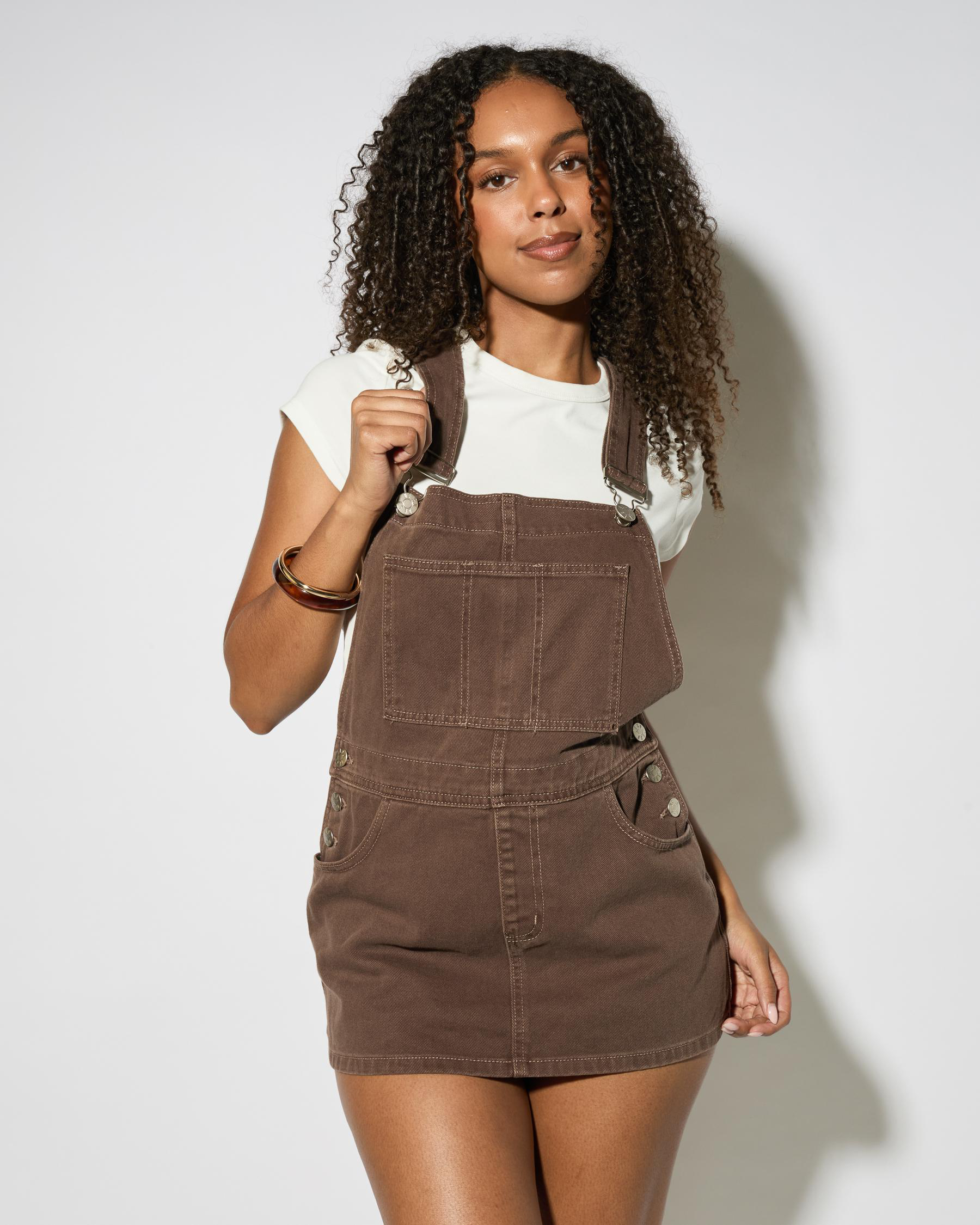 manuka brown dress Shop DESU Pinafore In Washed Espresso - Fast Shipping & Easy Returns Pink and Gold First THANKYOU25 Hand wash cold only SIZE:9.5D