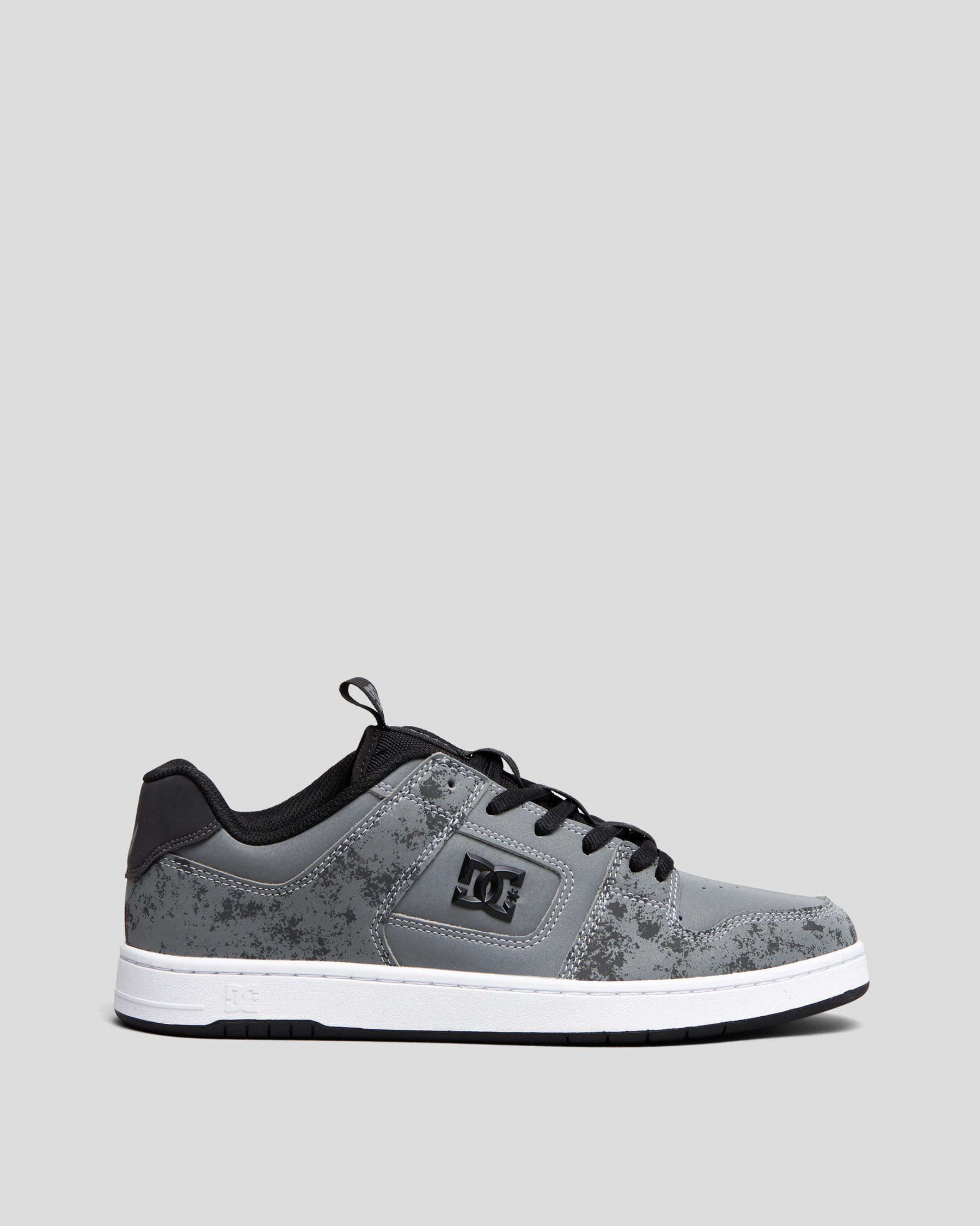 DC Shoes SW Manteca 4 Shoes In Black/metallic Silver - Fast Shipping ...