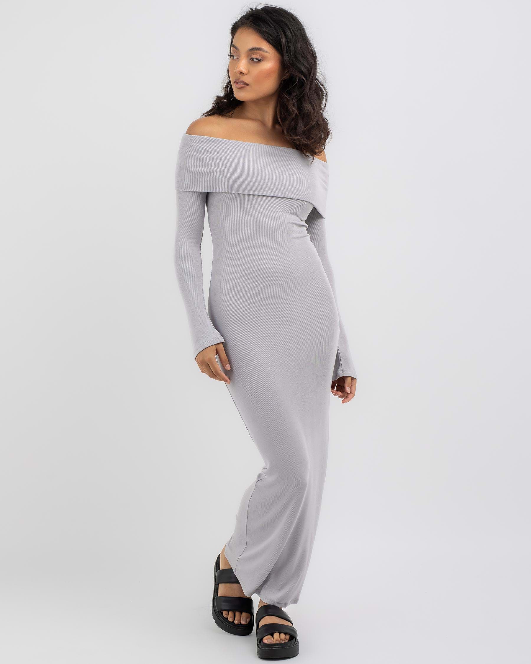 Ava And Ever Misty Maxi Dress In Grey - FREE* Shipping & Easy Returns ...