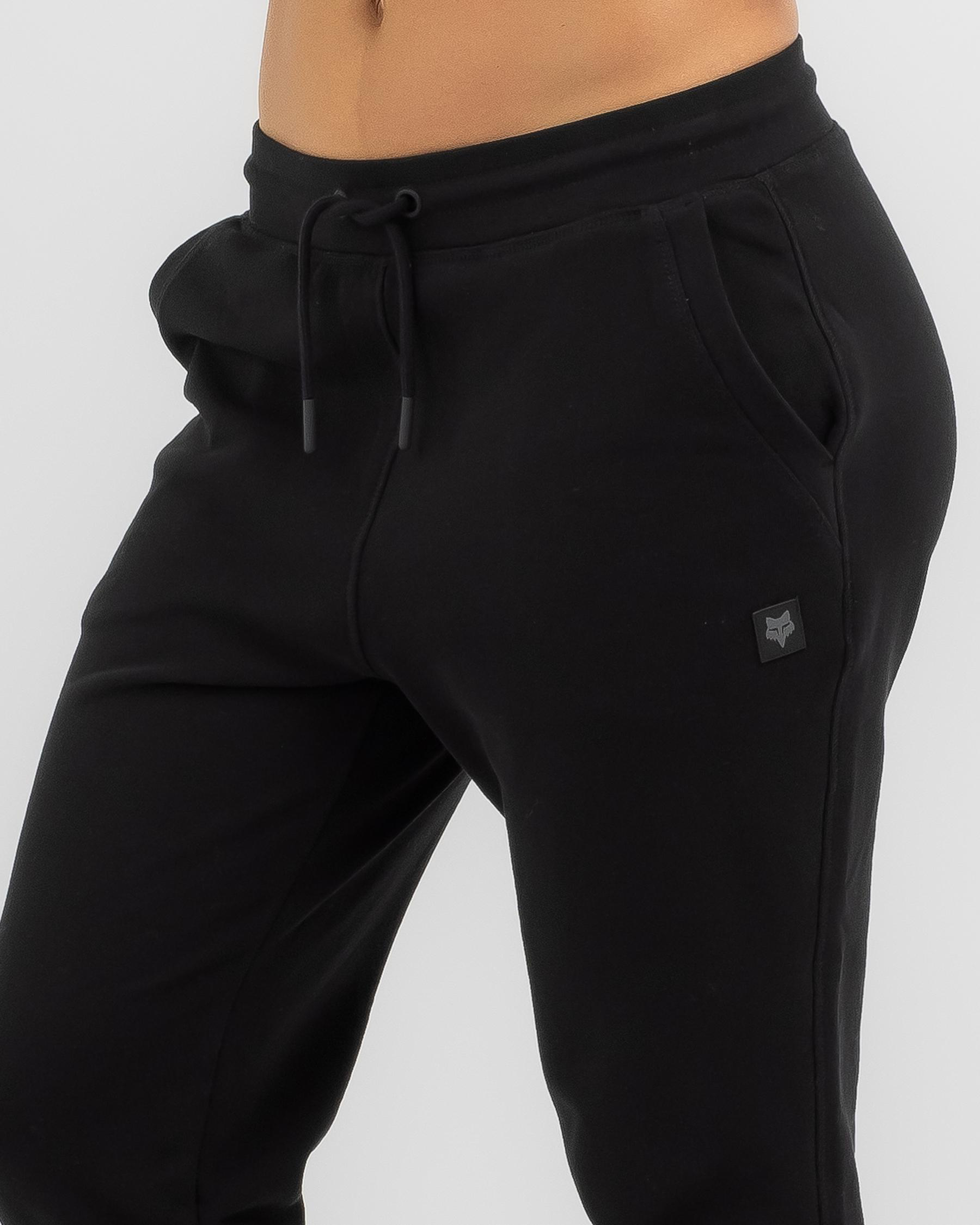 Shop Fox Level Up Fleece Track Pants In Black Fast Shipping & Easy Returns City Beach Australia