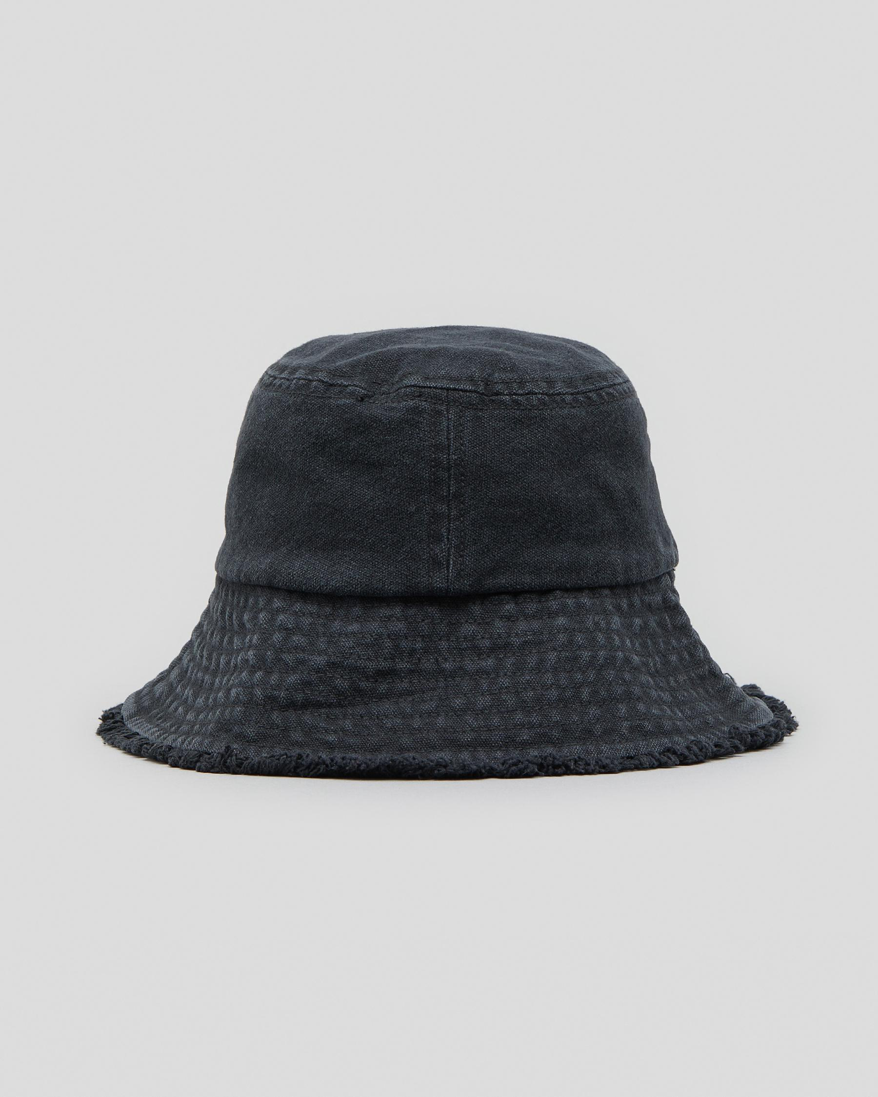 Billabong Girls' Sunday Bucket Hat In Black - Fast Shipping & Easy ...
