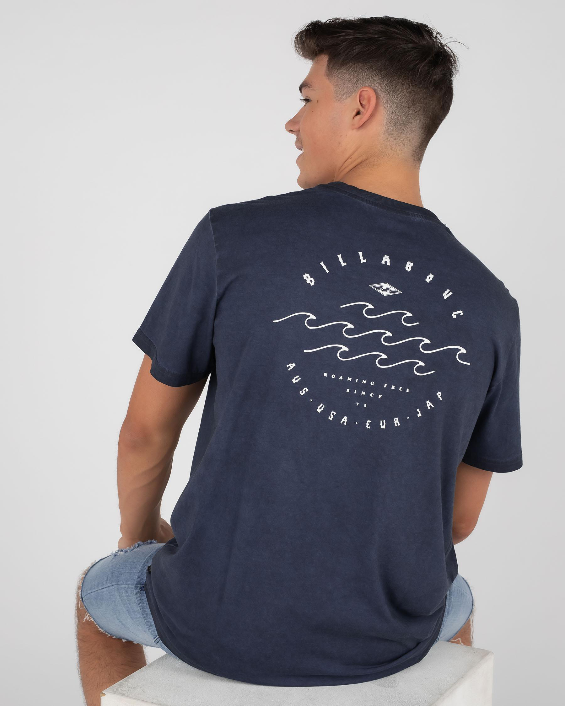 Billabong Big Wave Dave TShirt In Navy Fast Shipping & Easy Returns