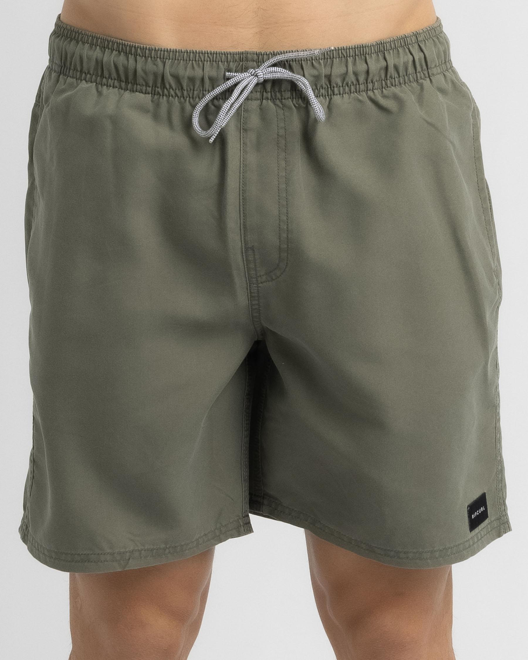 Rip Curl Bondi Volley Board Shorts In Dusty Olive Fast Shipping
