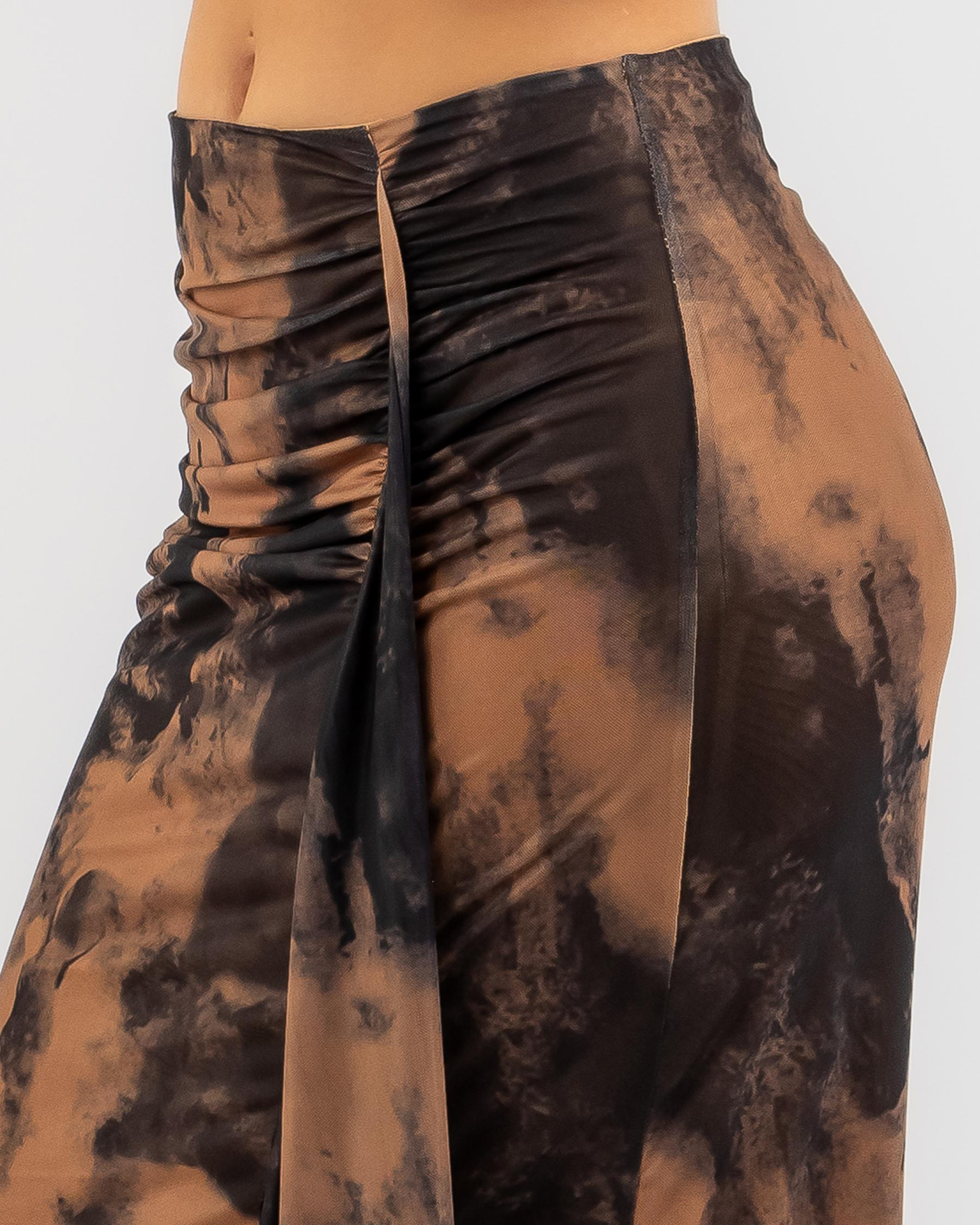 Sunny Midi Skirt Red