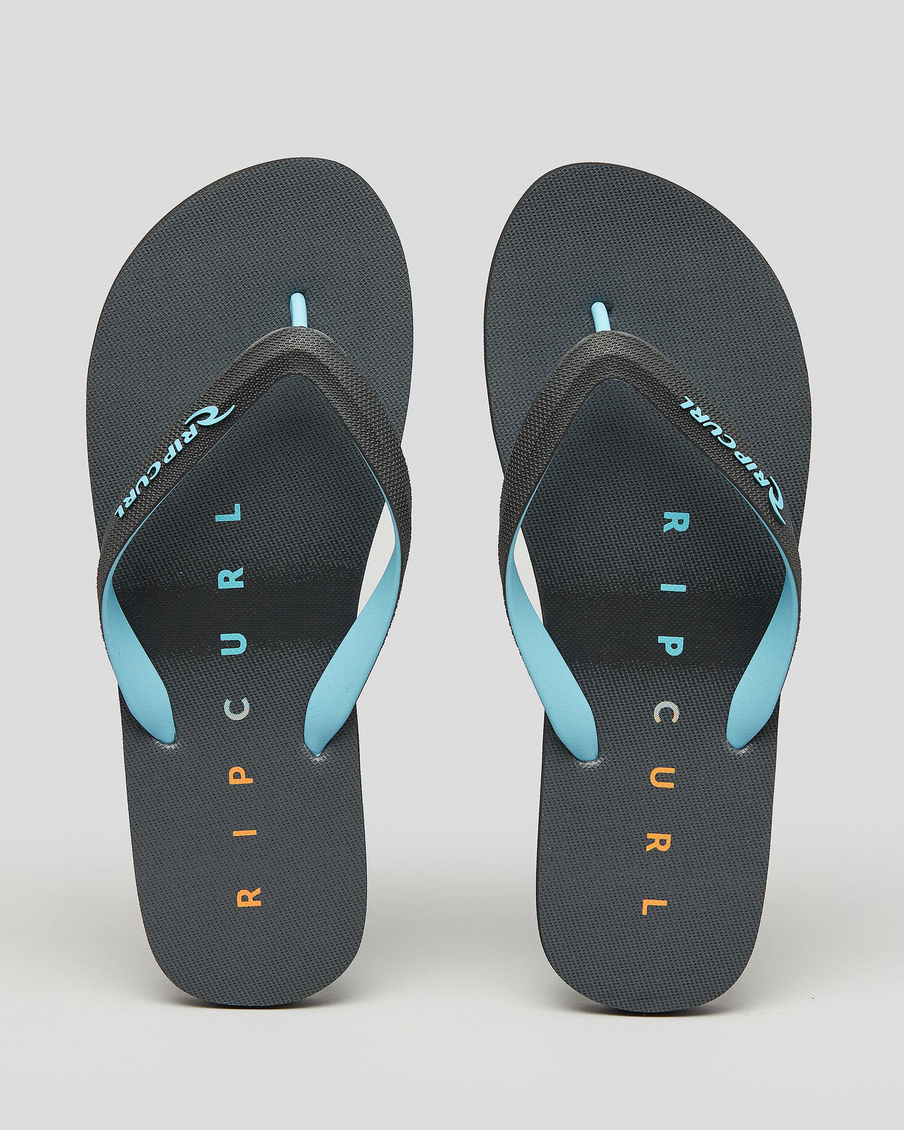 Rip Curl Shock Open Toe Thongs In Black - Fast Shipping & Easy Returns ...