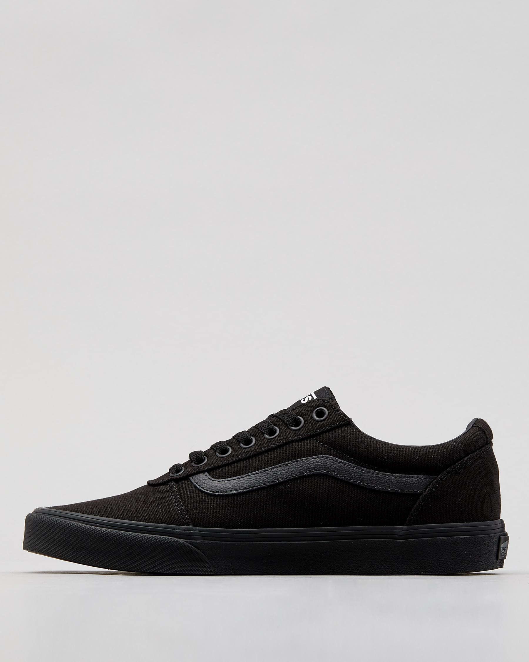 Vans Ward Shoes In (Canvas) Black/black | City Beach Australia