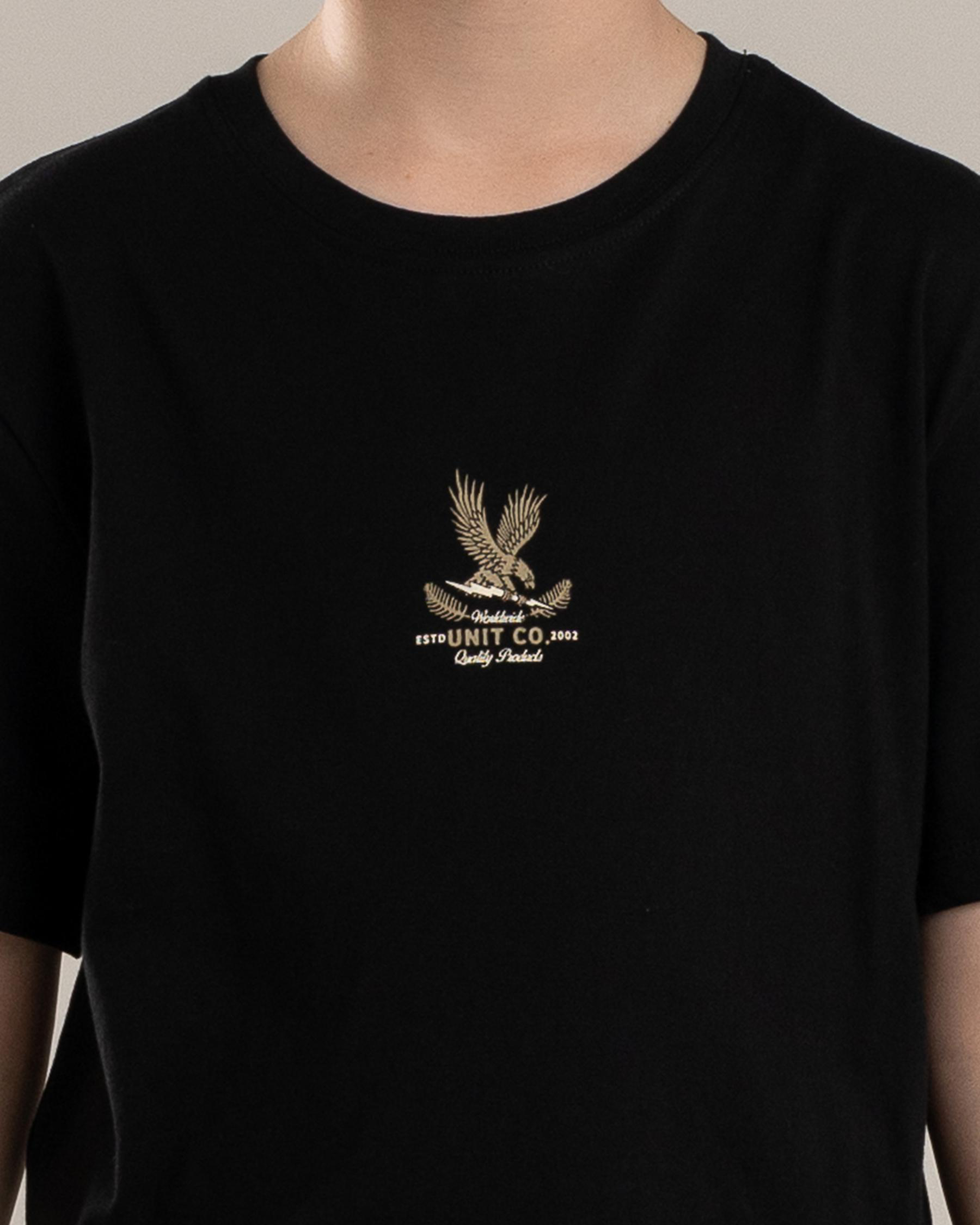 Shop Unit Boys' Striker T-Shirt In Black - Fast Shipping & Easy Returns ...