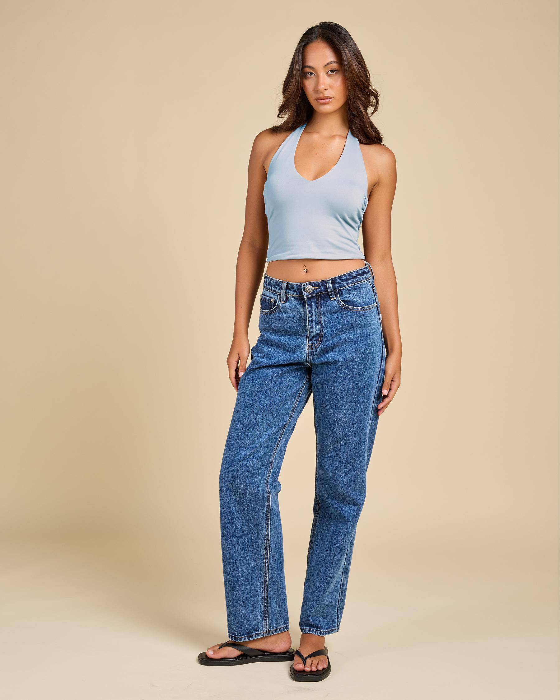 Ava Top - Capri Blue