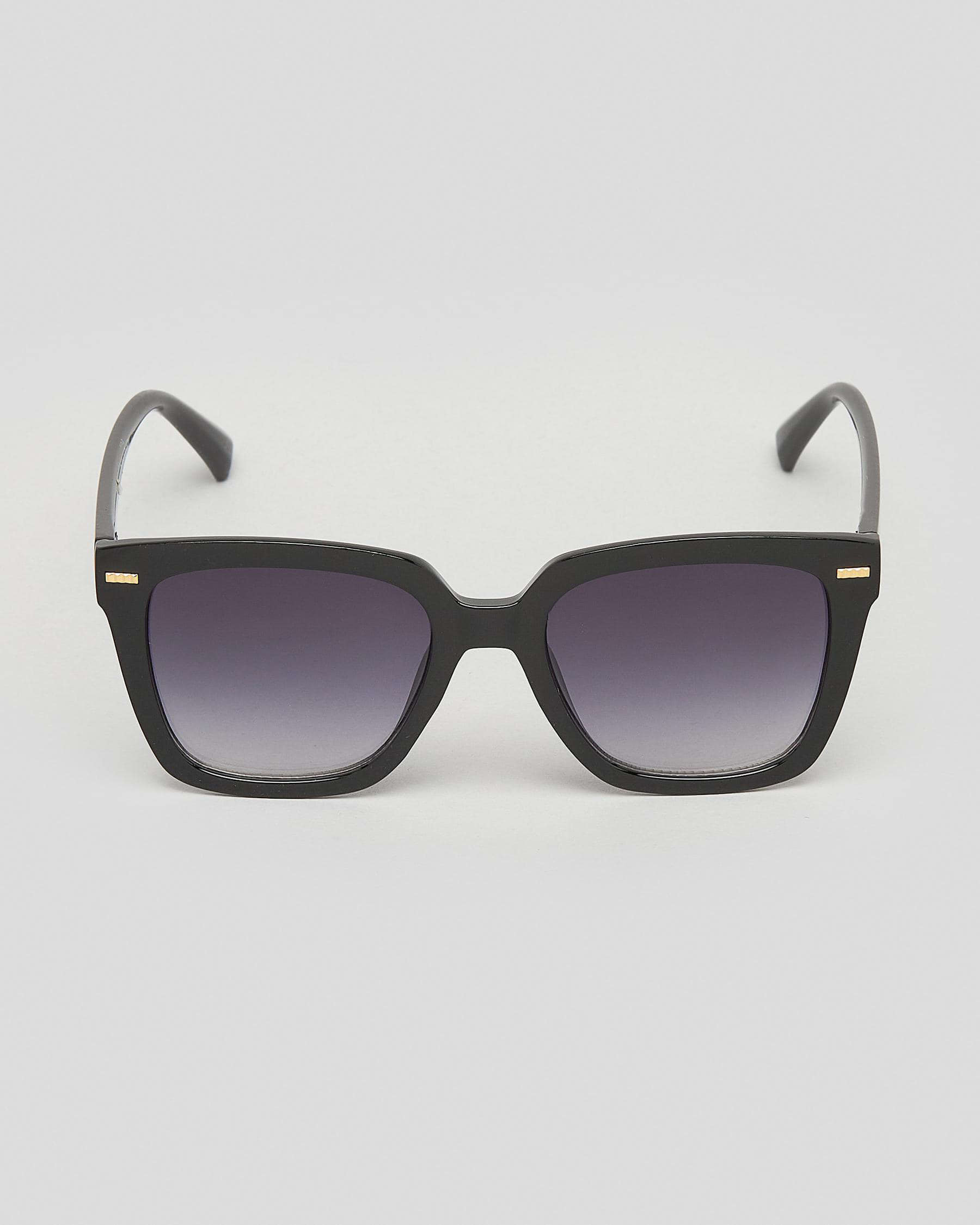 Indie Eyewear Ally Sunglasses In Black/smoke - Fast Shipping & Easy ...