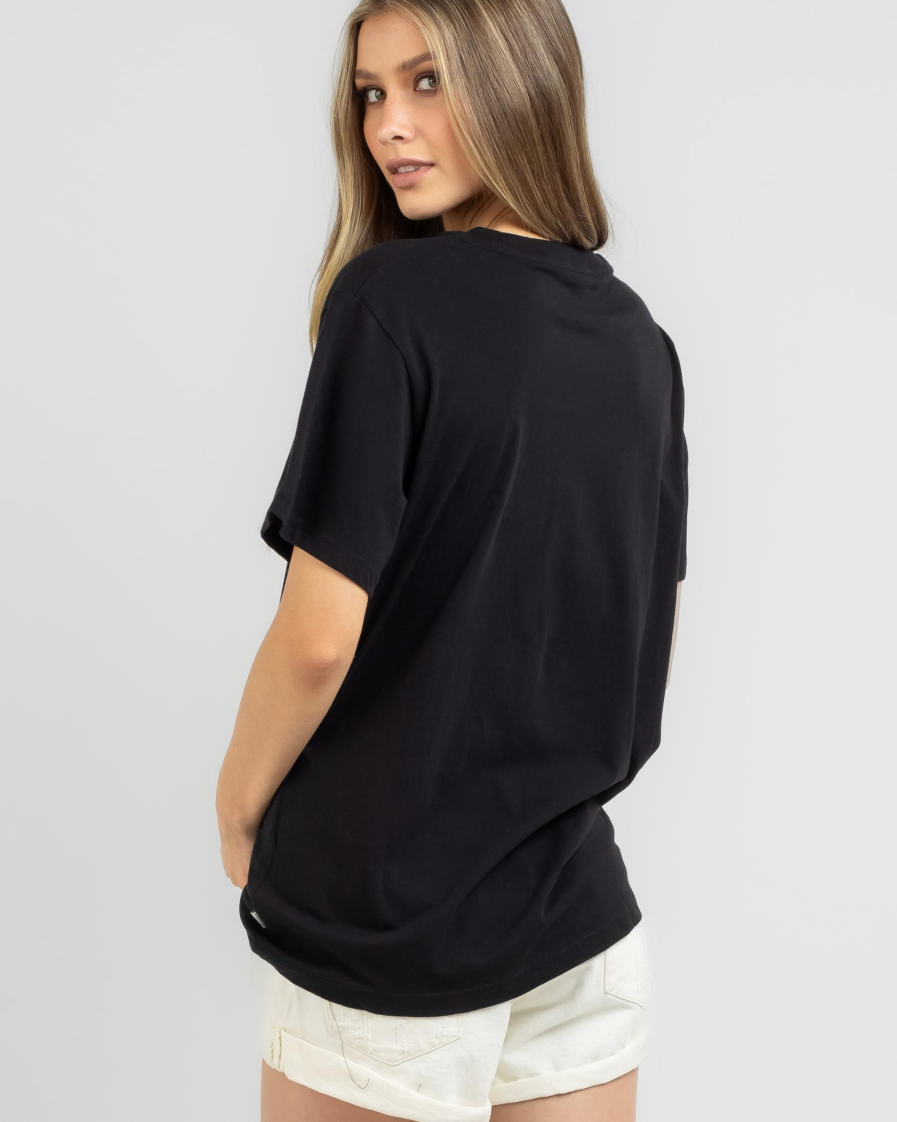 Rhythm Classic Brand TShirt In Black Fast Shipping & Easy Returns