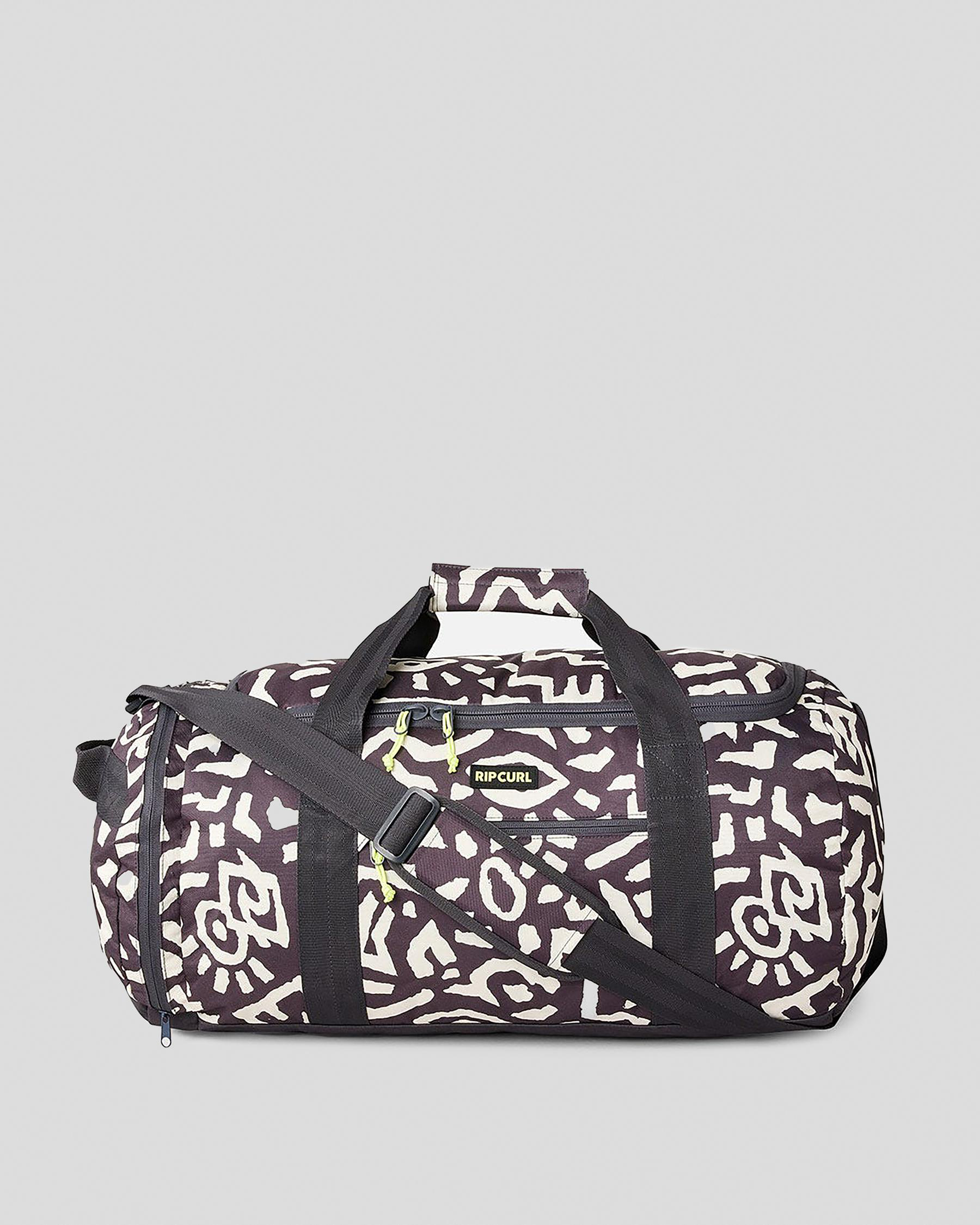 Rip Curl Large Packable Travel Bag In Washed Black FREE* Shipping