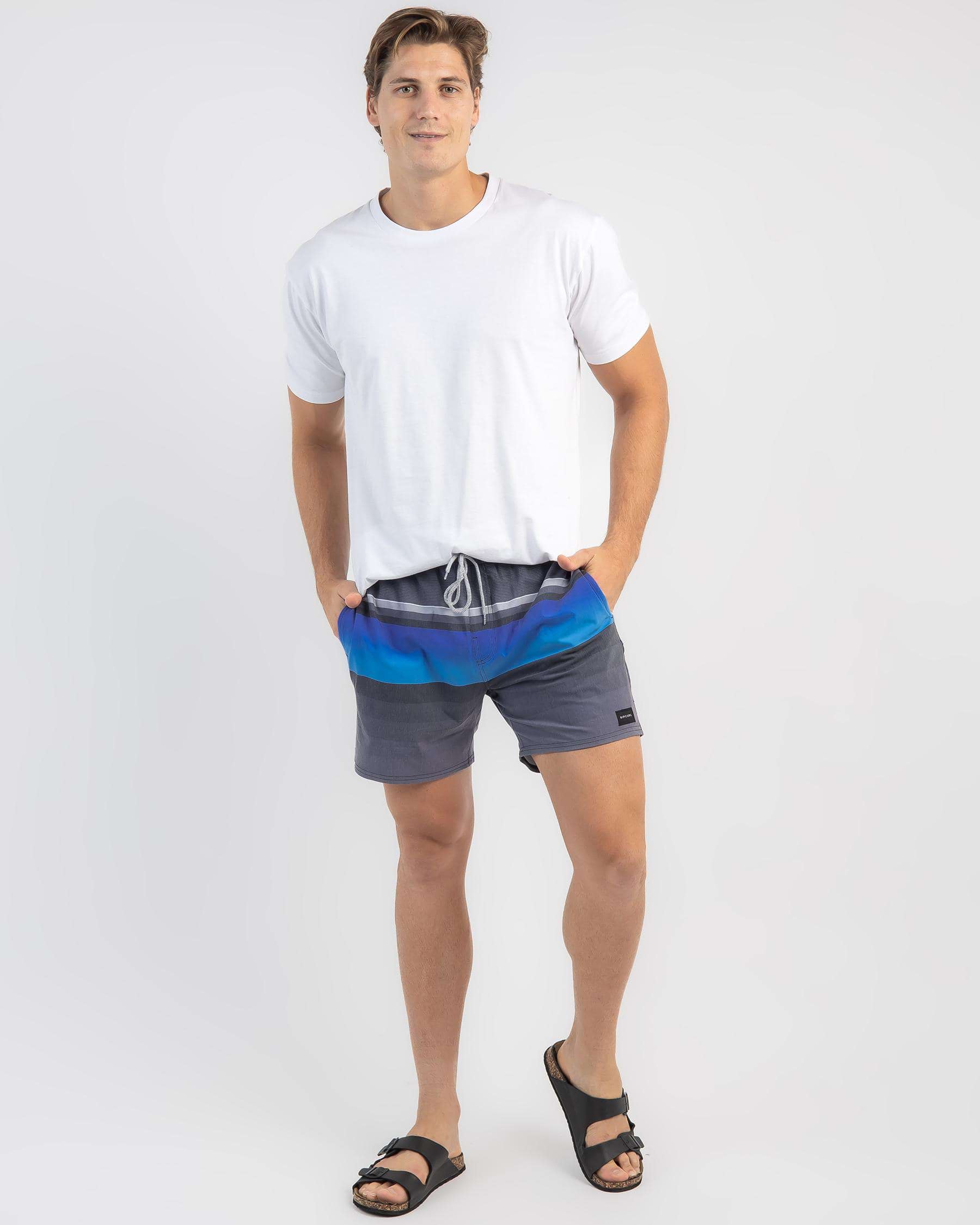 Rip Curl Party Pack Volley Board Shorts In Blue - Fast Shipping & Easy ...
