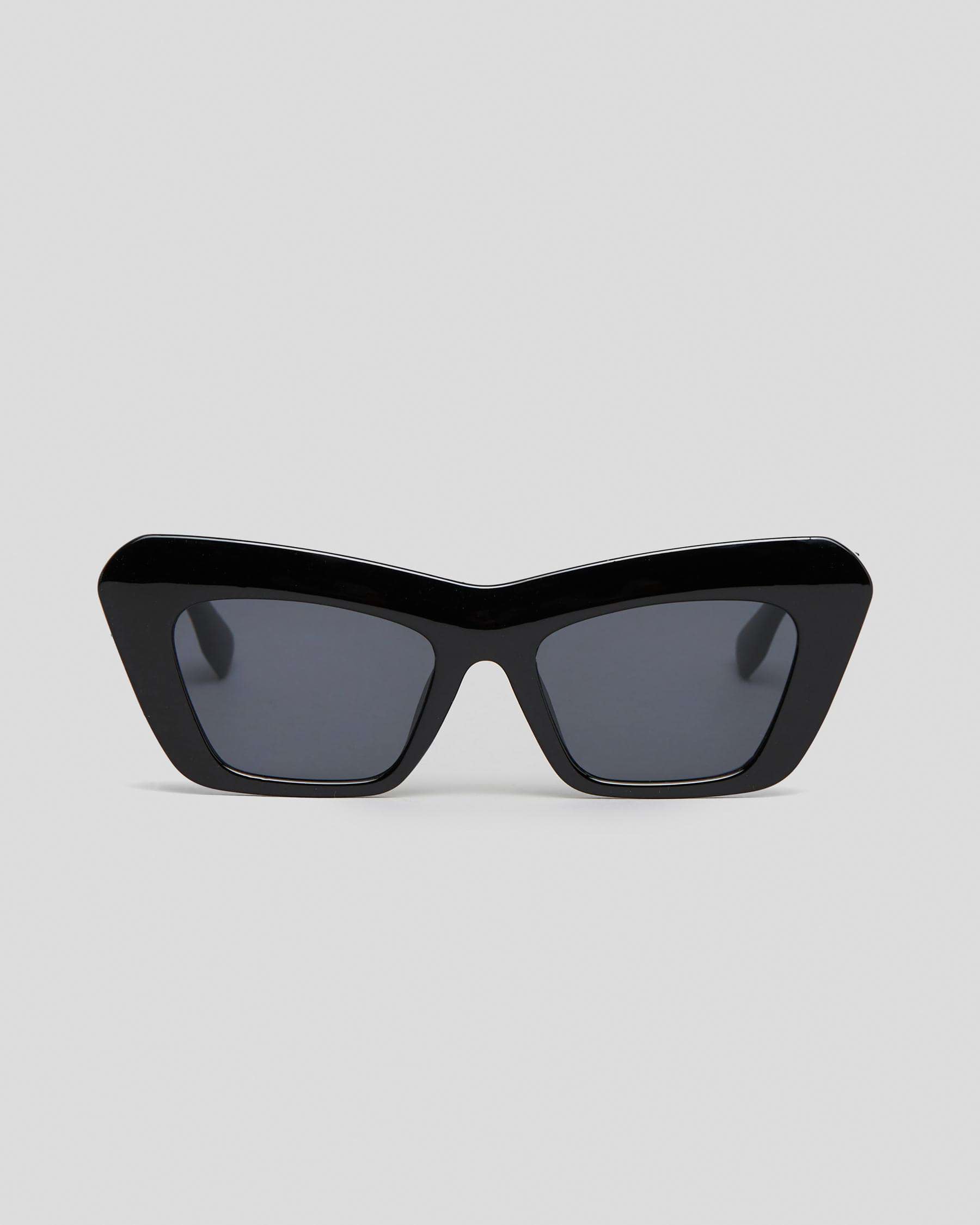 Shop Indie Eyewear Remi Sunglasses In Black/black - Fast Shipping ...