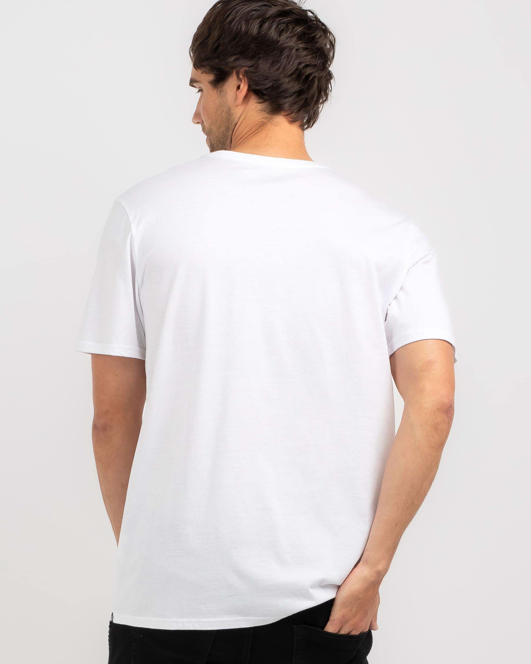 Shop Hurley OAO Outline T-Shirt In White - Fast Shipping & Easy Returns ...