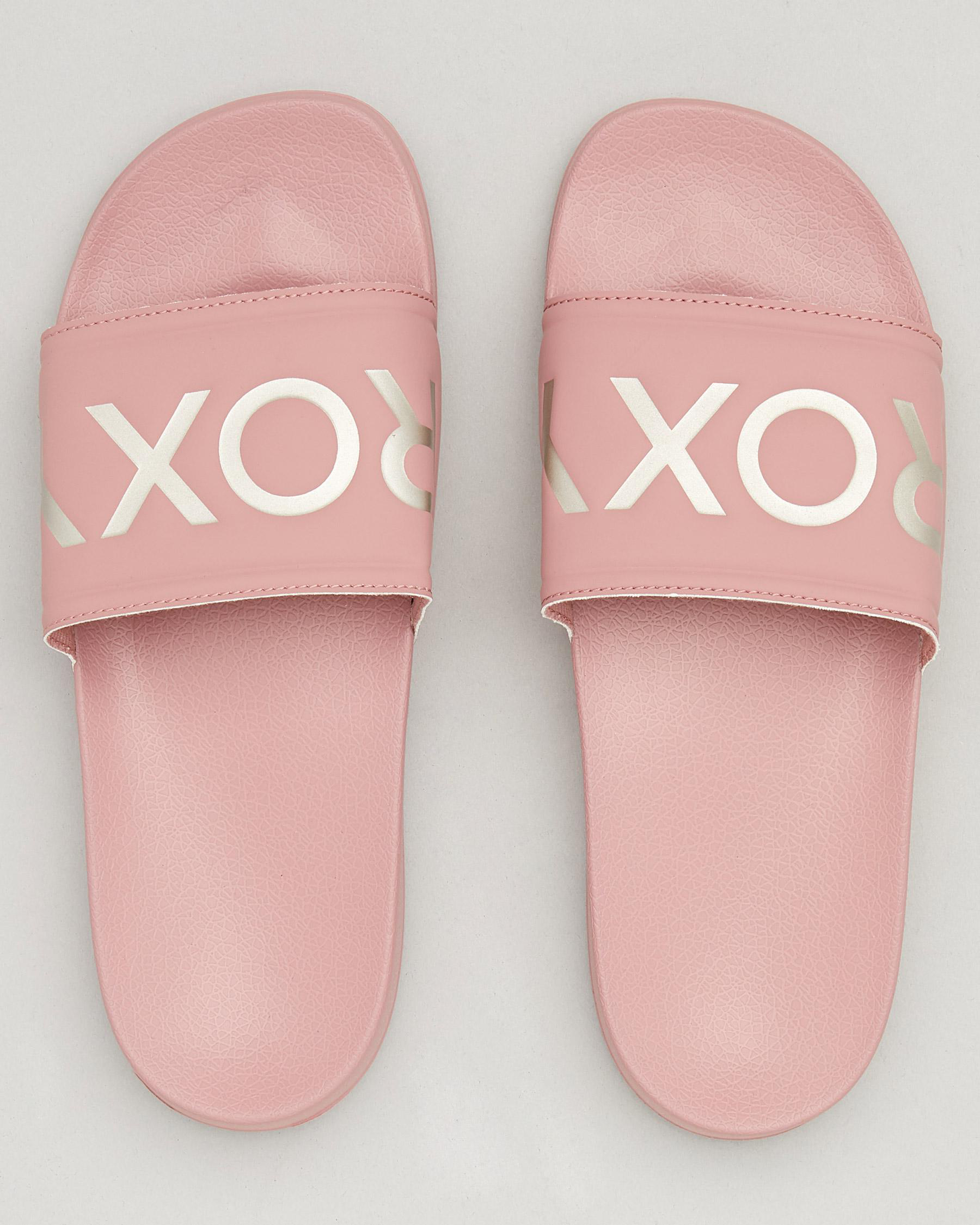 Female Roxy Sandals Shop Roxy Women's Roxy Slippy Slide Sandals In Faded Rose - Fast ...