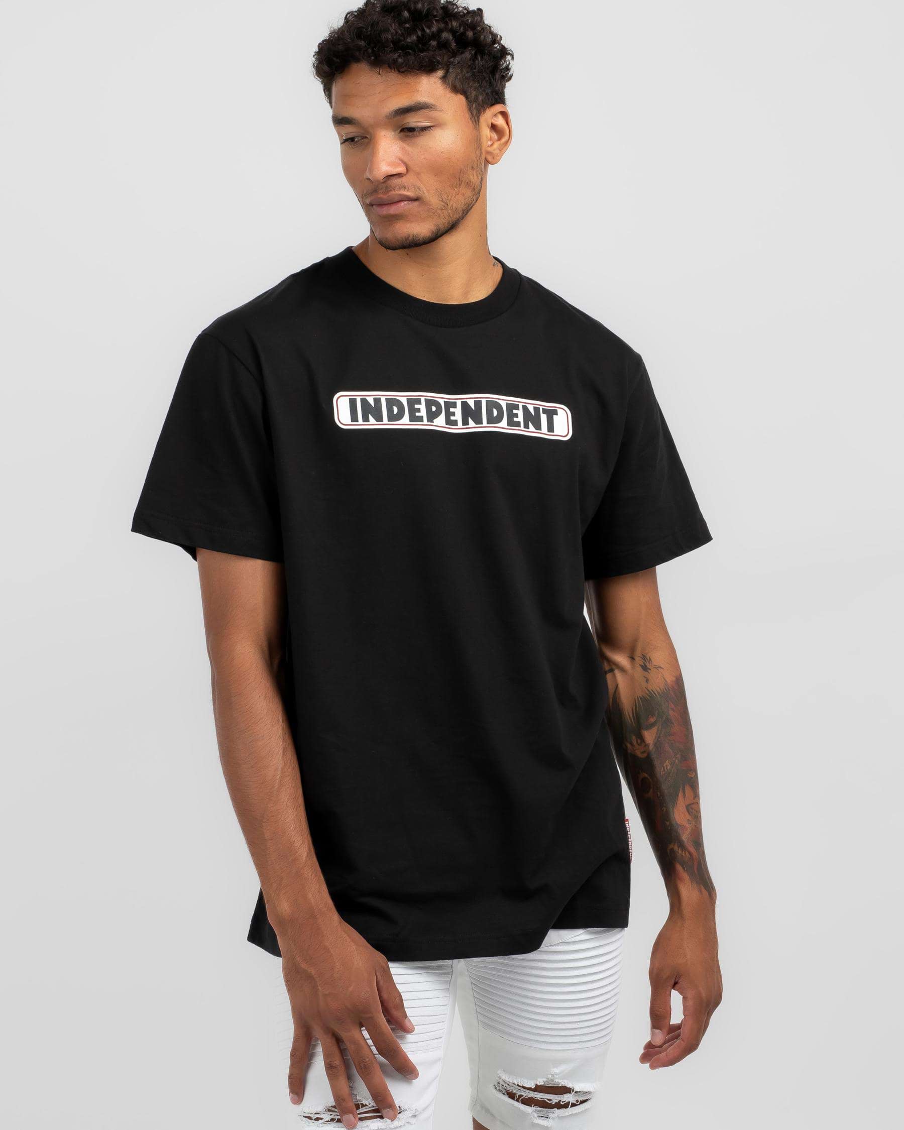 Shop Independent Bar T-Shirt In Black - Fast Shipping & Easy Returns ...