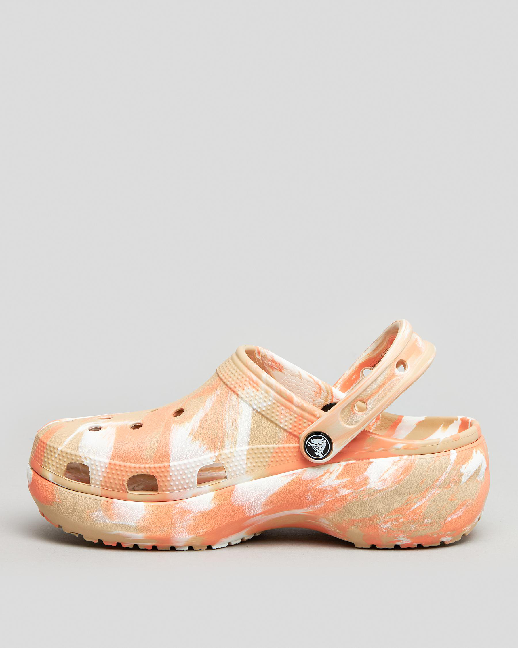 Crocs Classic Platform Marbled Clogs In Chai/multi - FREE* Shipping & Easy  Returns - City Beach United States