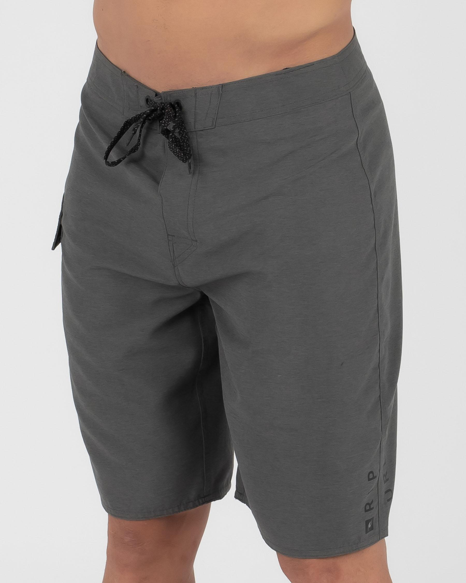 Shop Rip Curl Dawn Patrol Board Shorts In Black Heather Fast Shipping