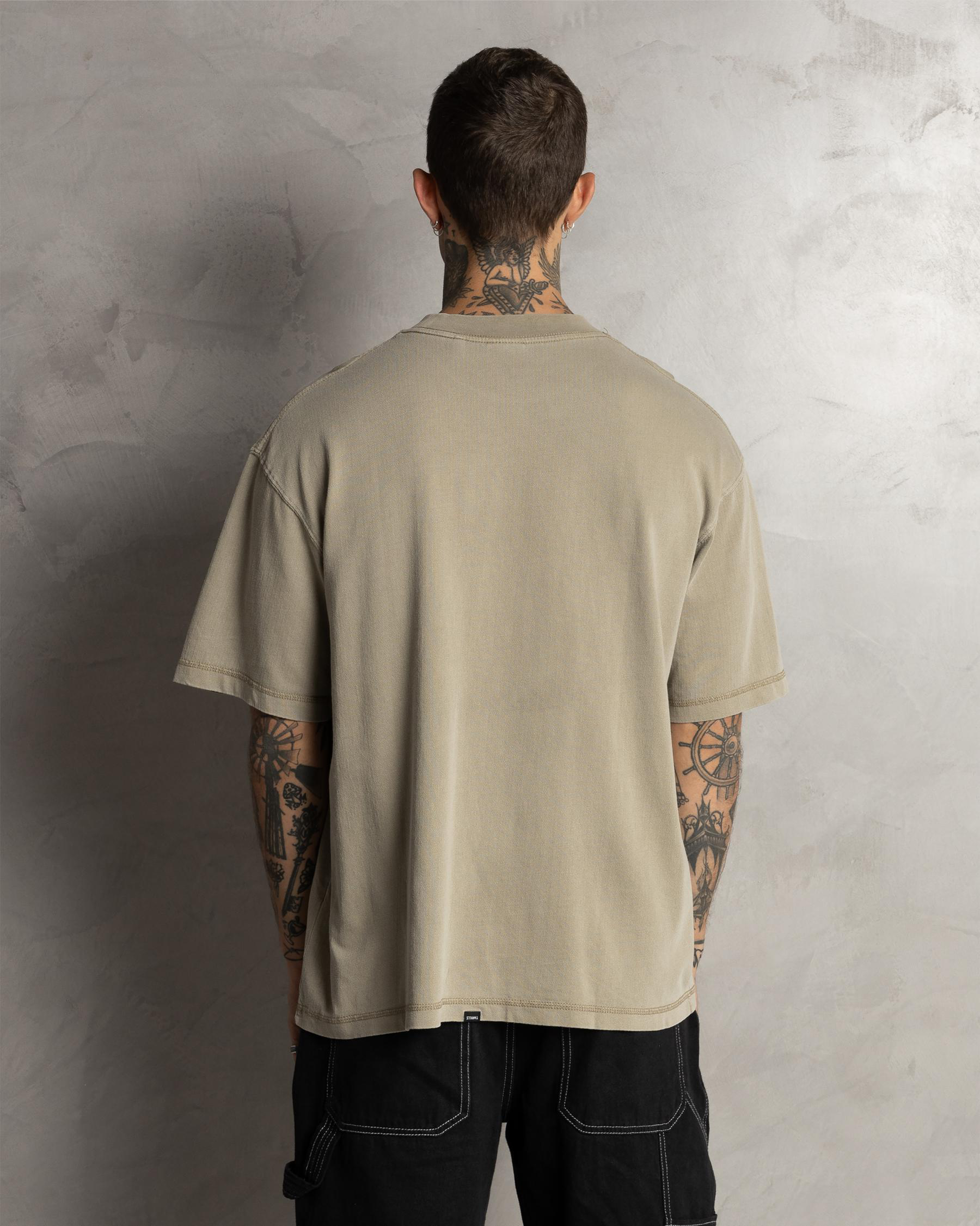 Thrills Lost In Paradise Embro Box Fit TShirt In Aluminium FREE