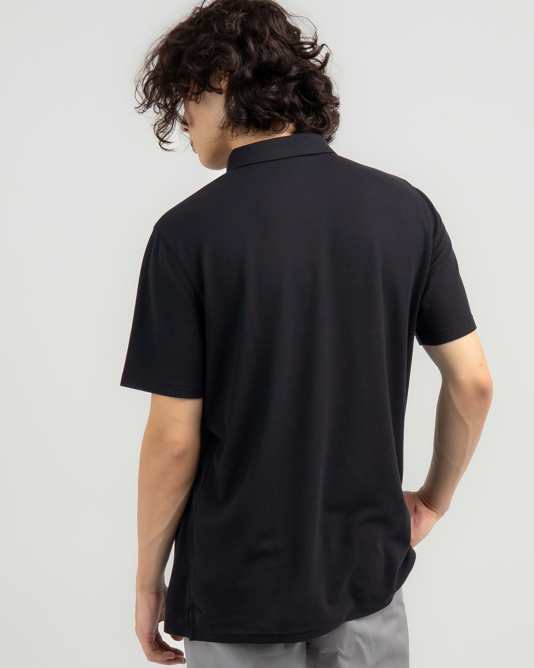 Shop Oakley Relax Urban Polo Shirt In Blackout - Fast Shipping & Easy ...