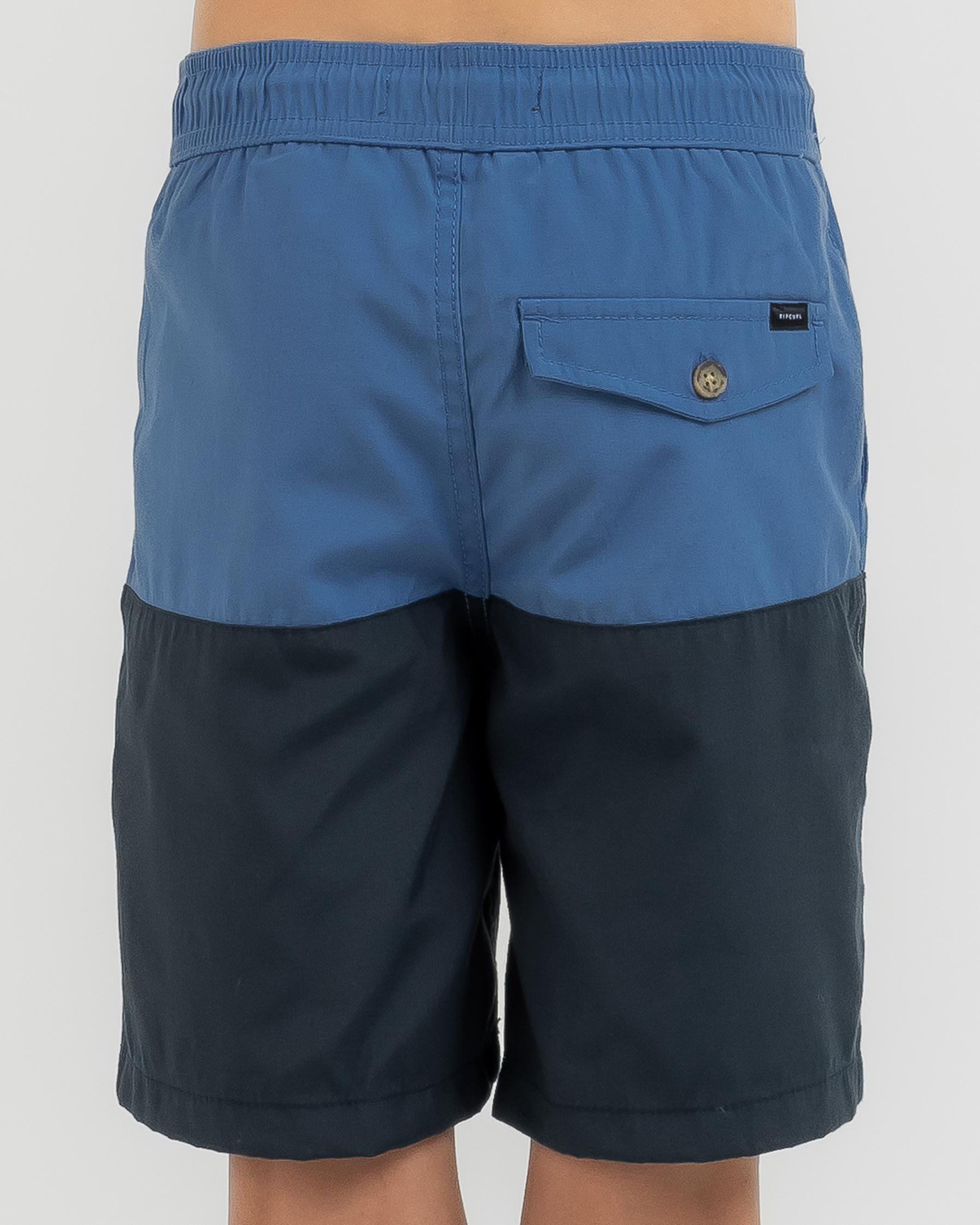 Rip Curl Boys' Block Volley Shorts In Royal Blue - Fast Shipping & Easy ...