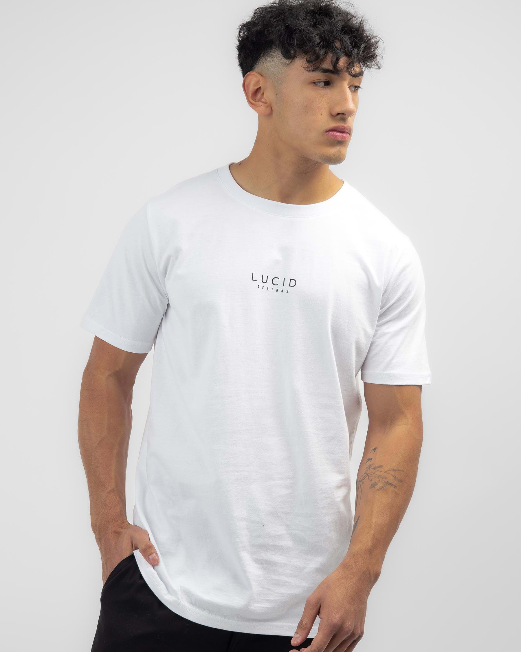 Shop Lucid Exposure T-Shirt In White - Fast Shipping & Easy Returns ...