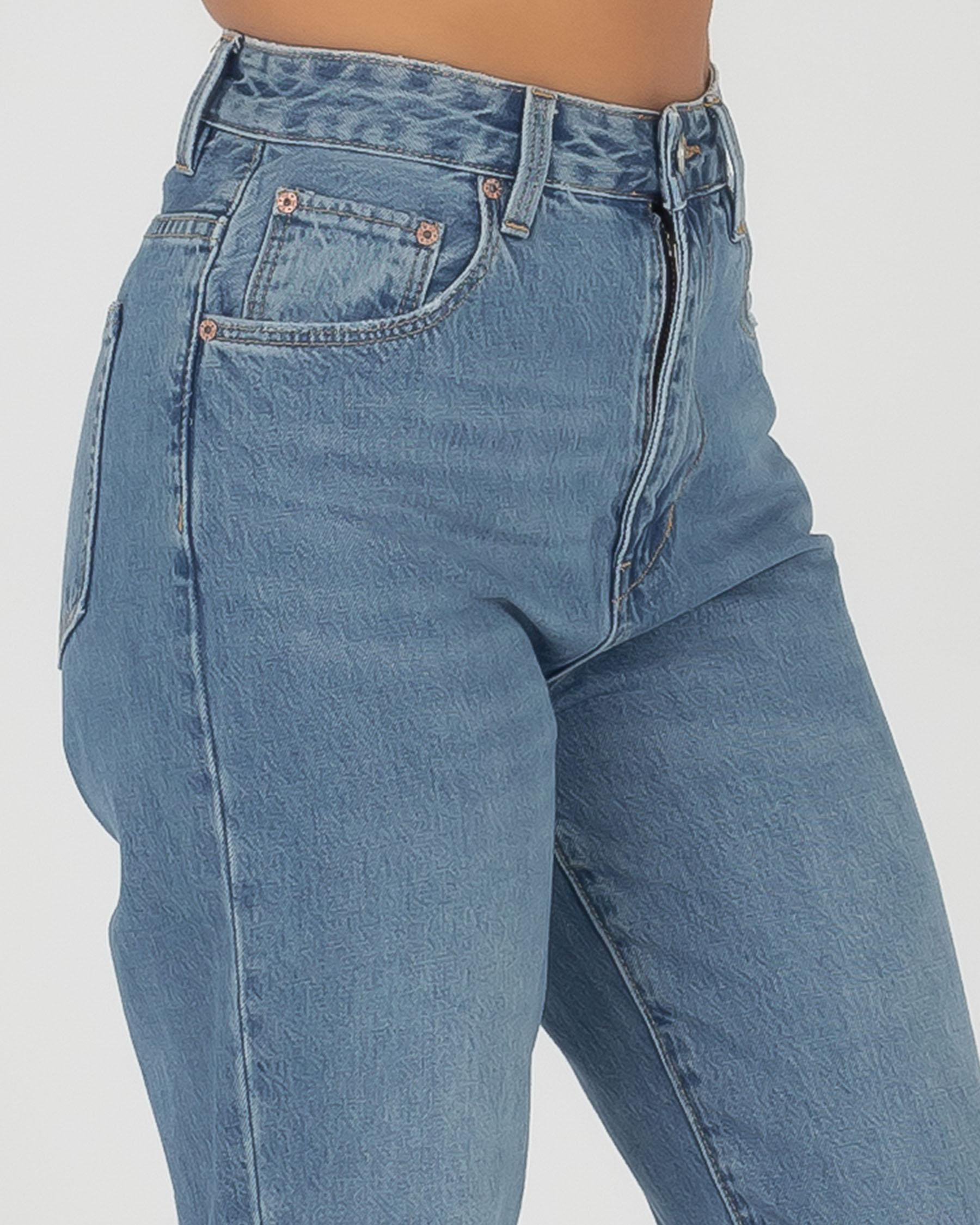 Shop Ziggy Denim Meet My Mum Jeans In Whitney Blues Fast Shipping