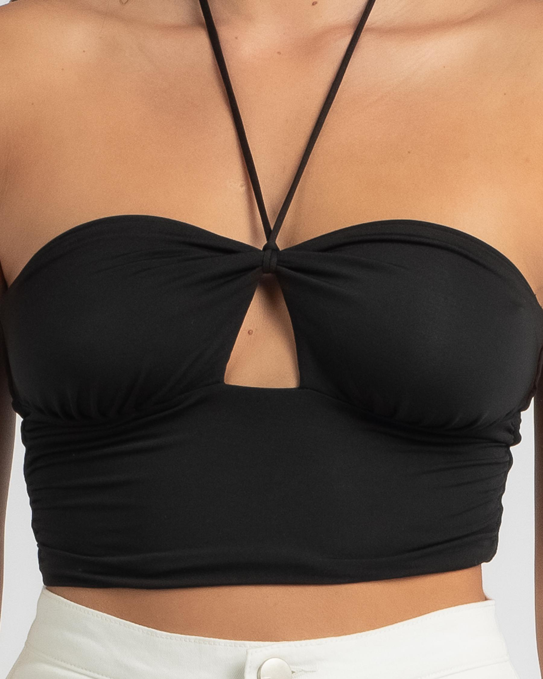 'Gina' Halter Crop Top