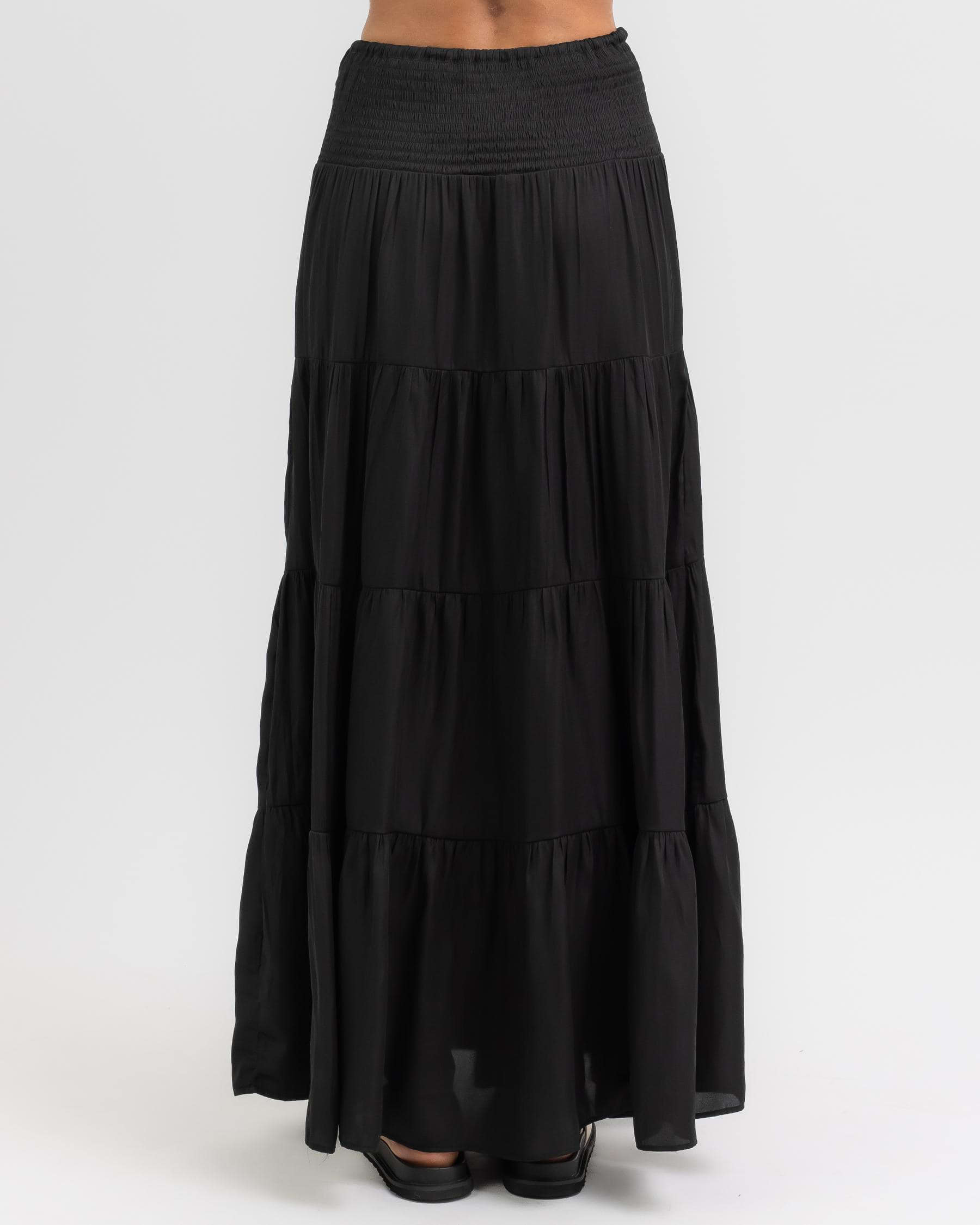 Mooloola Kyla Maxi Skirt In Black - FREE* Shipping & Easy Returns ...
