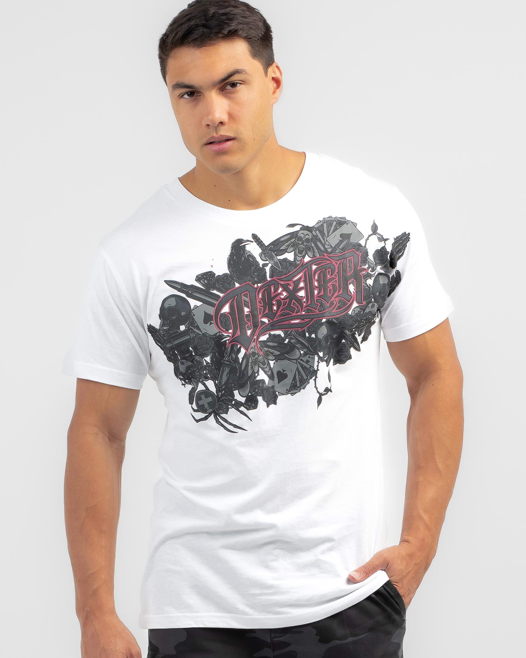 Shop Dexter Distinct T-Shirt In White - Fast Shipping & Easy Returns ...