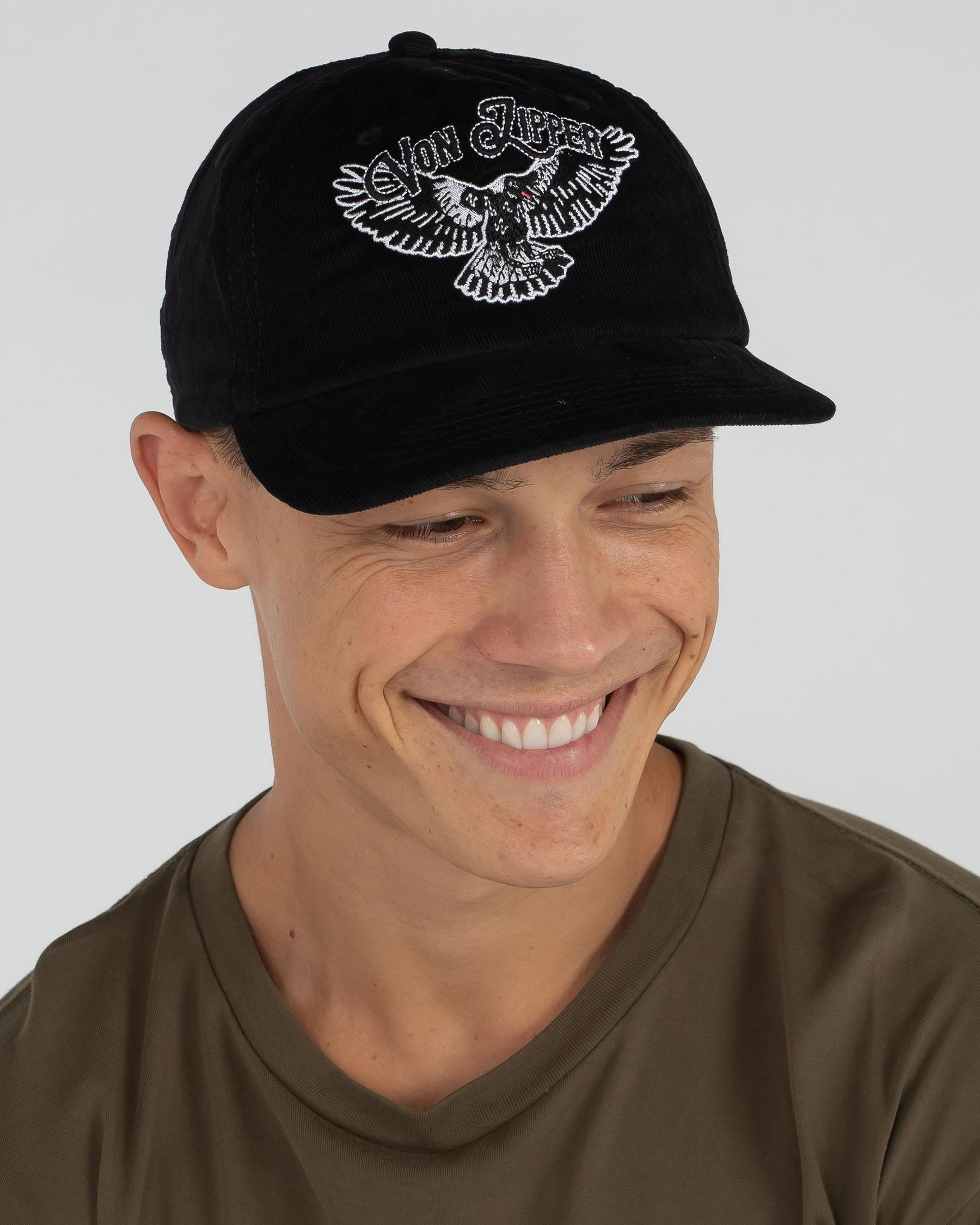 VonZipper Swoop Cap In Washed Black - Fast Shipping & Easy Returns ...