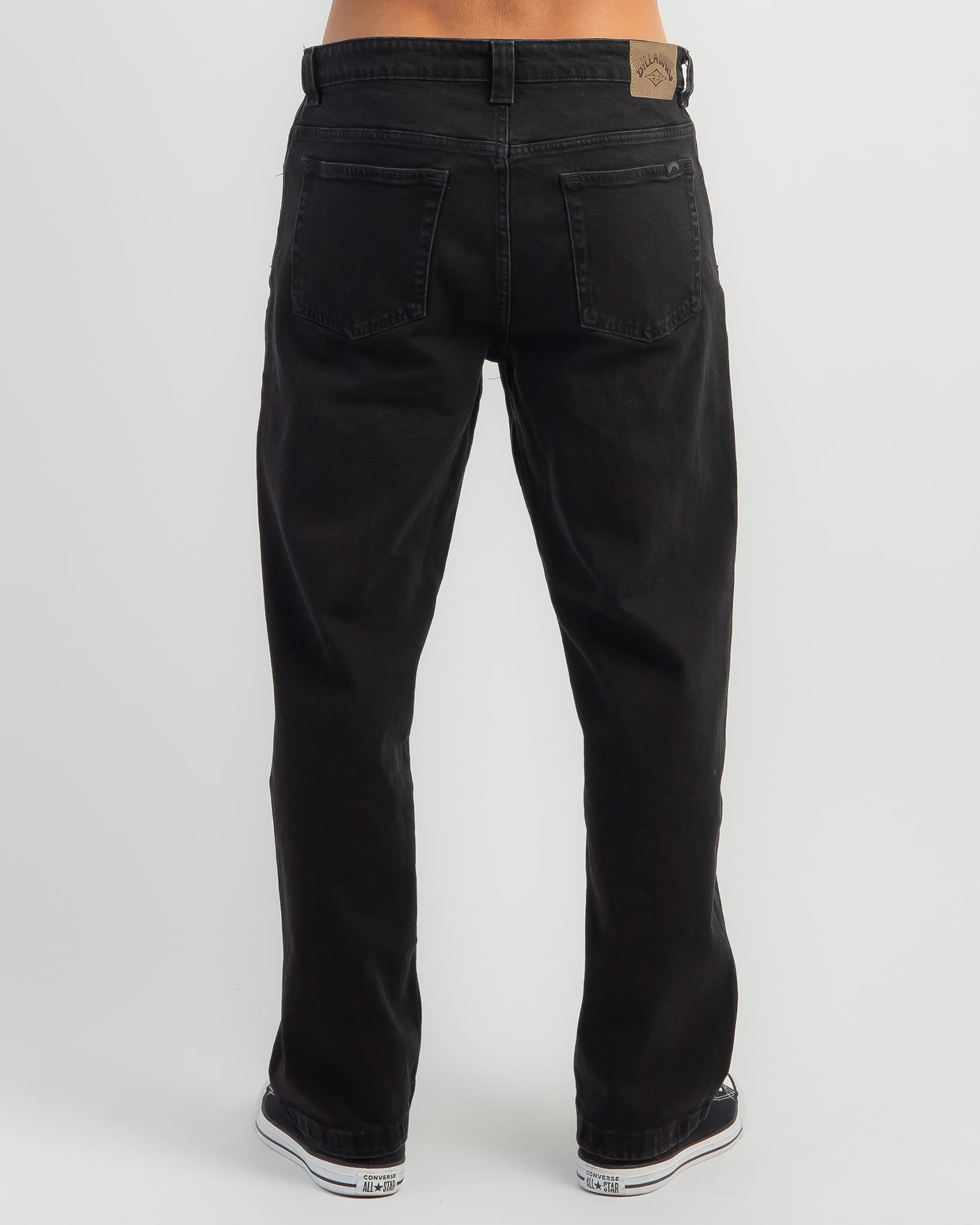 Shop Billabong 73 Jeans In Washed Black Fast Shipping & Easy Returns