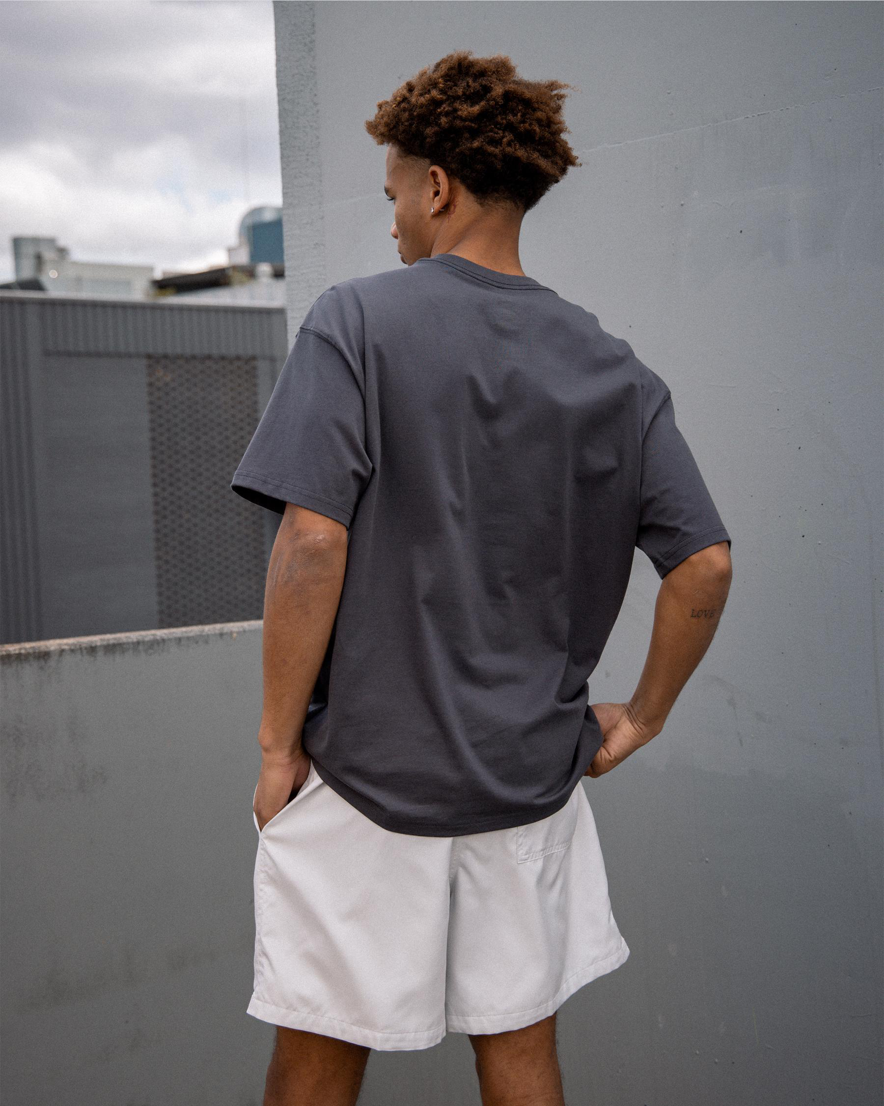 Nike Sportswear Panda Dunk T-Shirt In Anthracite - FREE