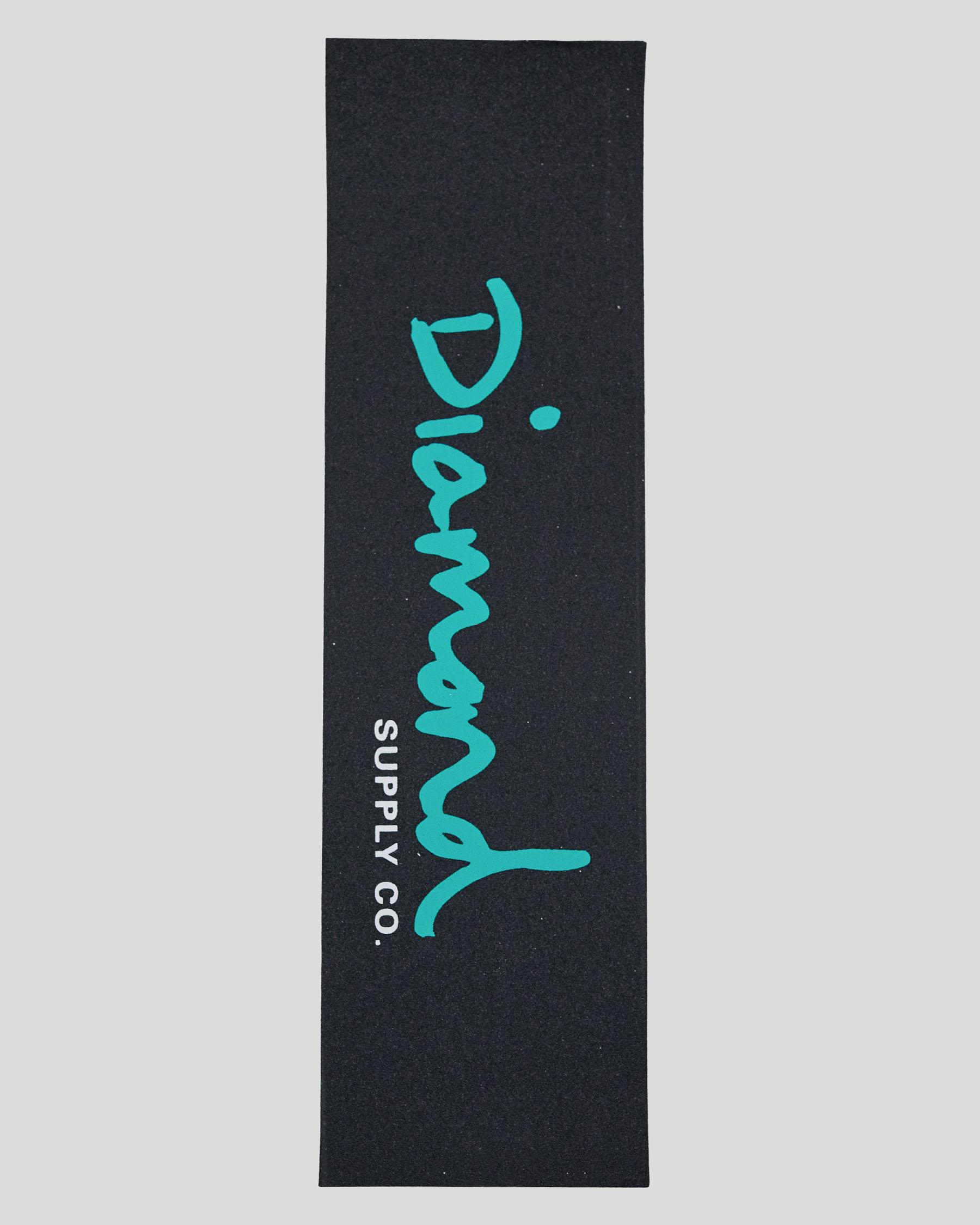 Shop Diamond Supply Co OG Script Blue Skateboard Grip Tape In Blue