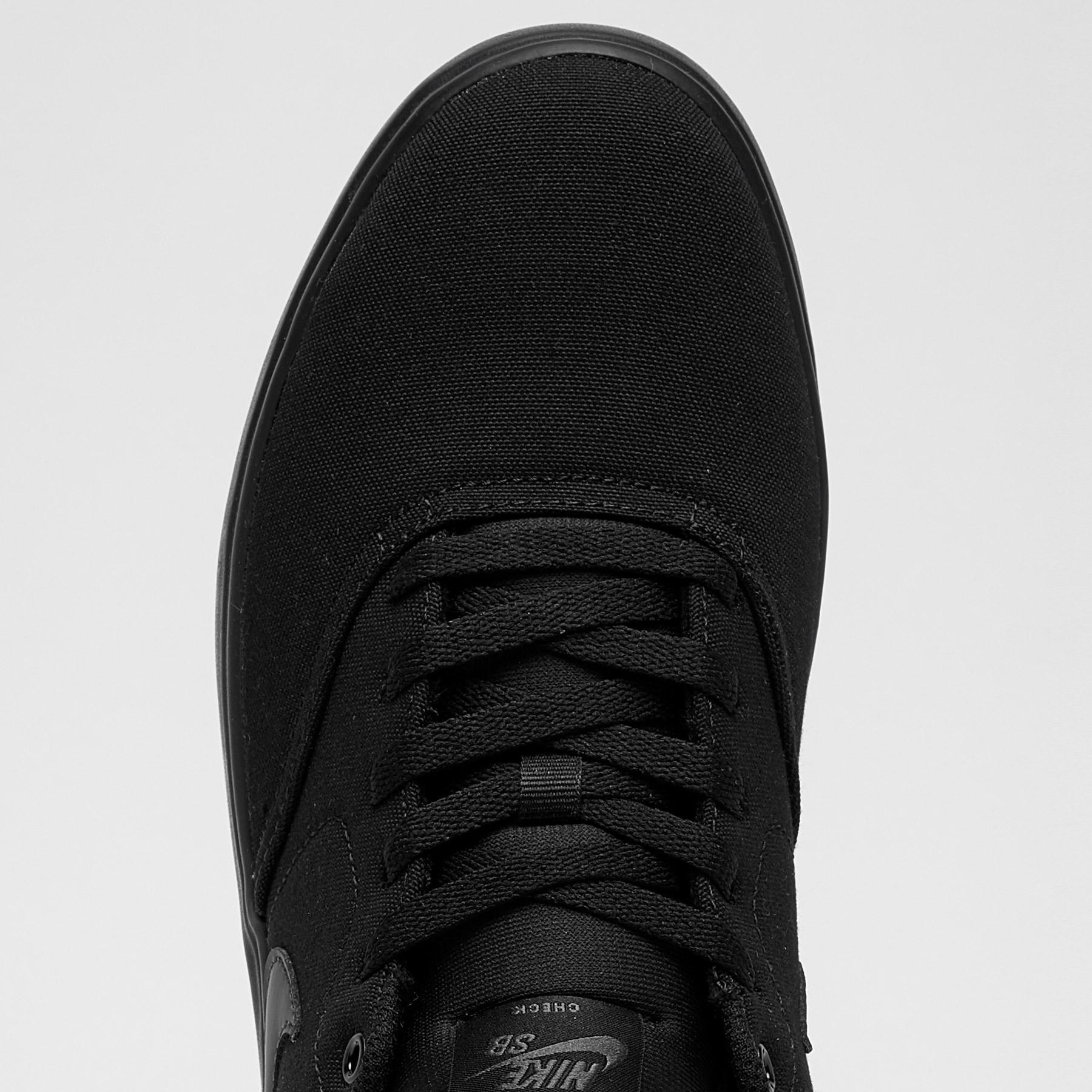 double nike check shoes