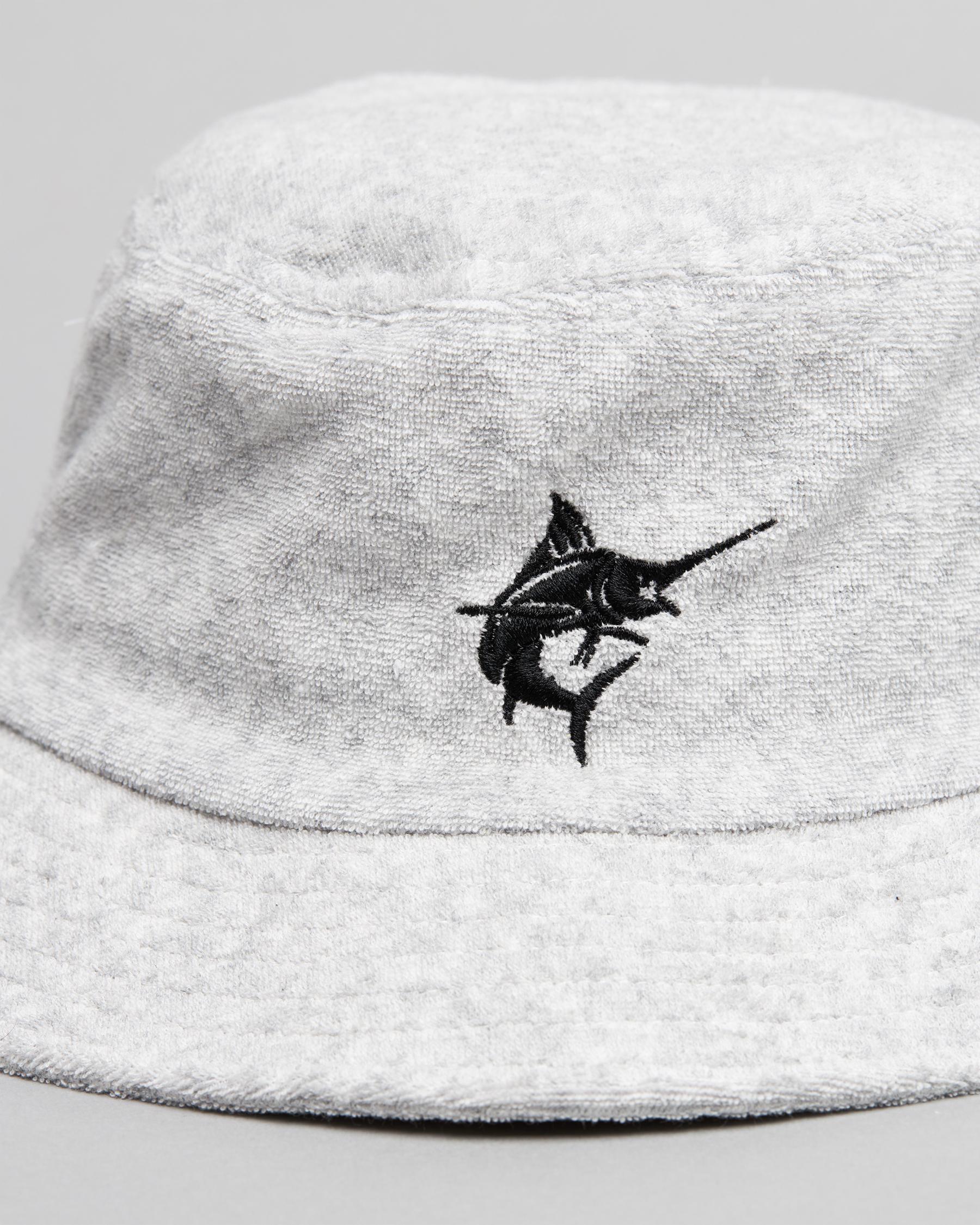 Salty Life Hook Up Bucket Hat In Grey Fast Shipping & Easy Returns