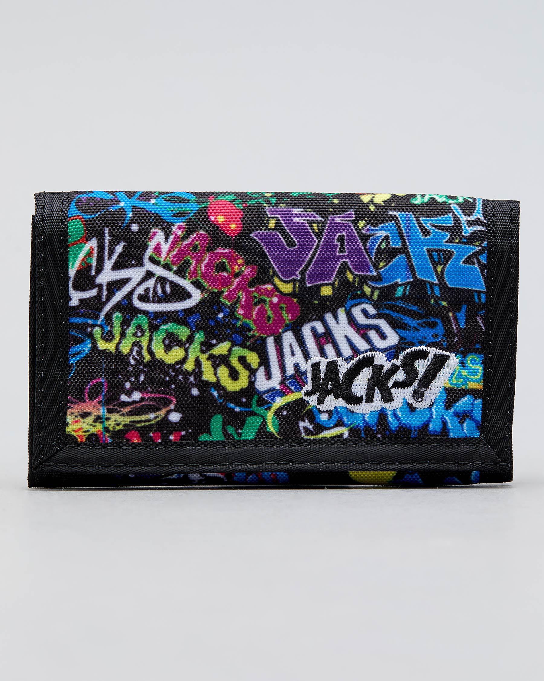 Jacks Tagged Velcro Wallet In Multi City Beach Australia