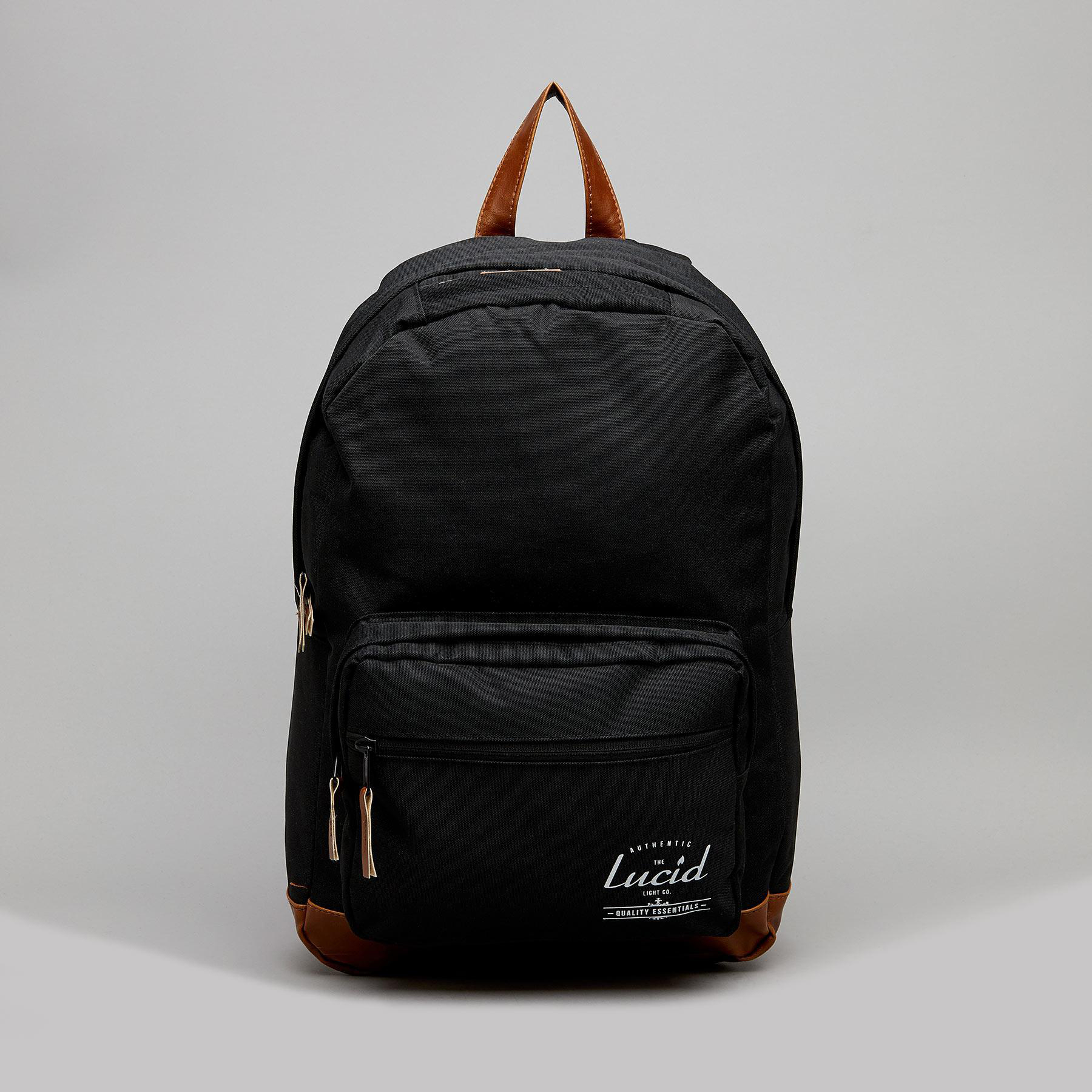 Lucid Notch Backpack In Black/brown Fast Shipping & Easy Returns