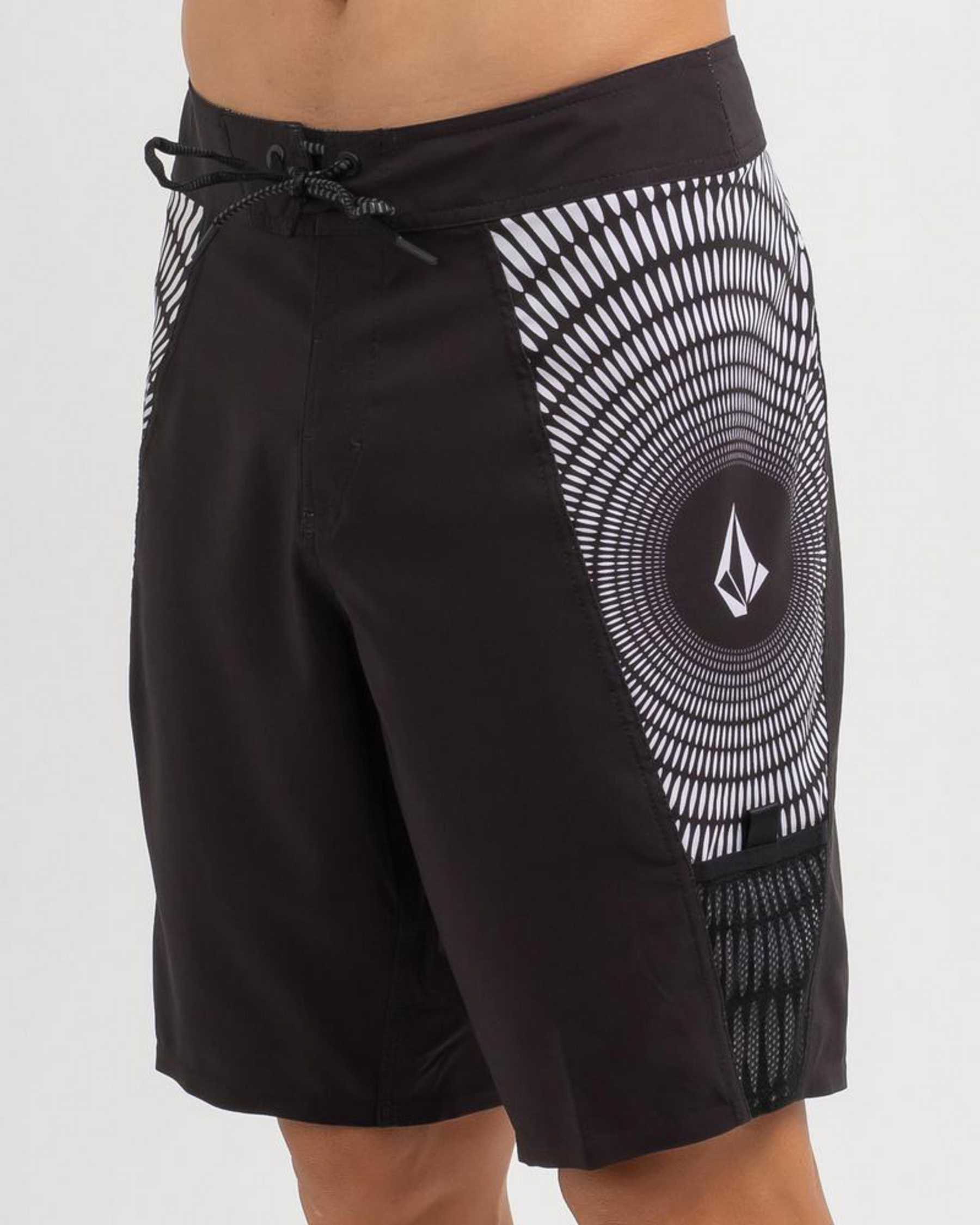 Shop Surf Vitals Jack Robinson Mod Board Shorts In Black Fast Shipping & Easy Returns
