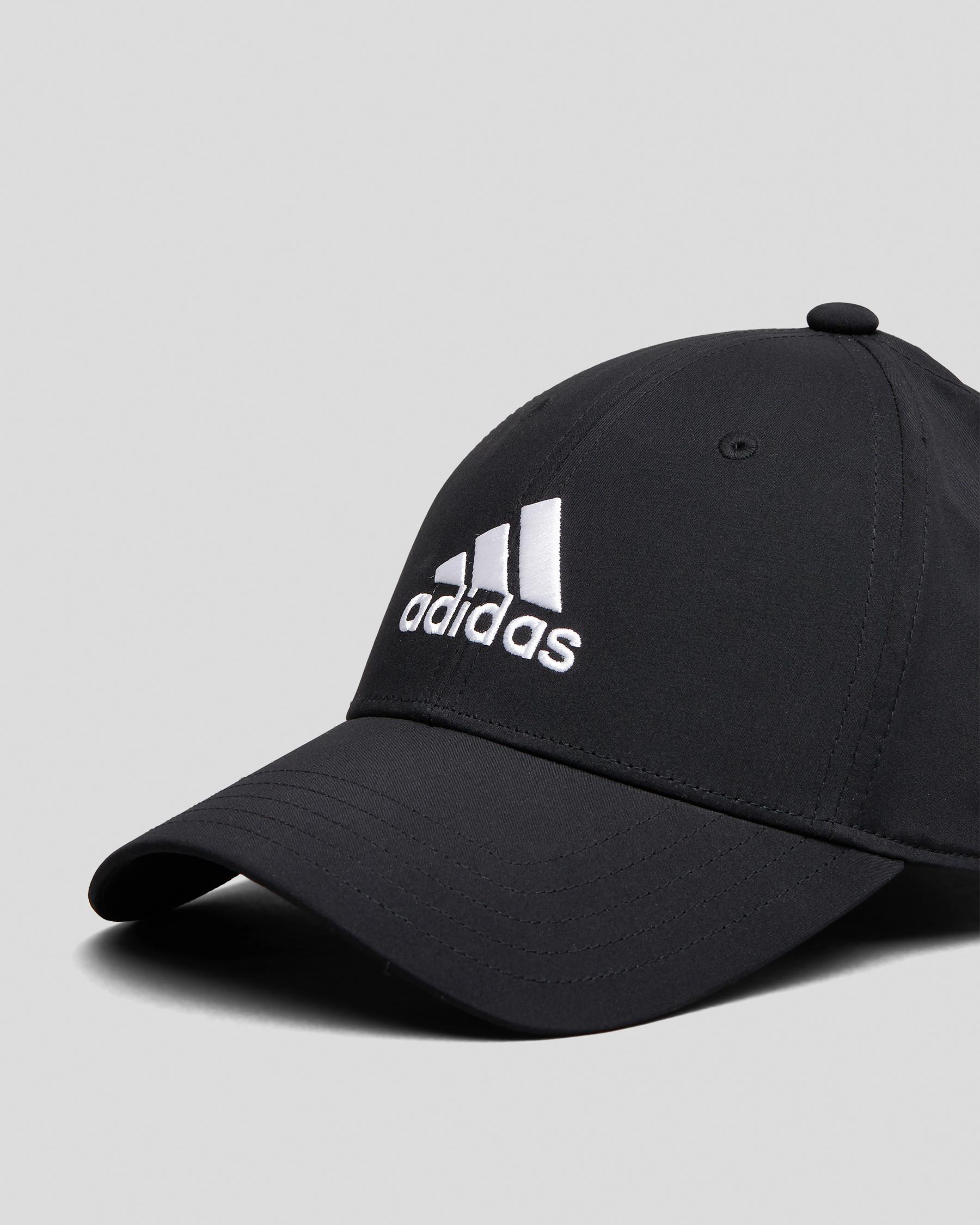 Shop adidas Baseball Light Embroidered Cap In Black/white Fast
